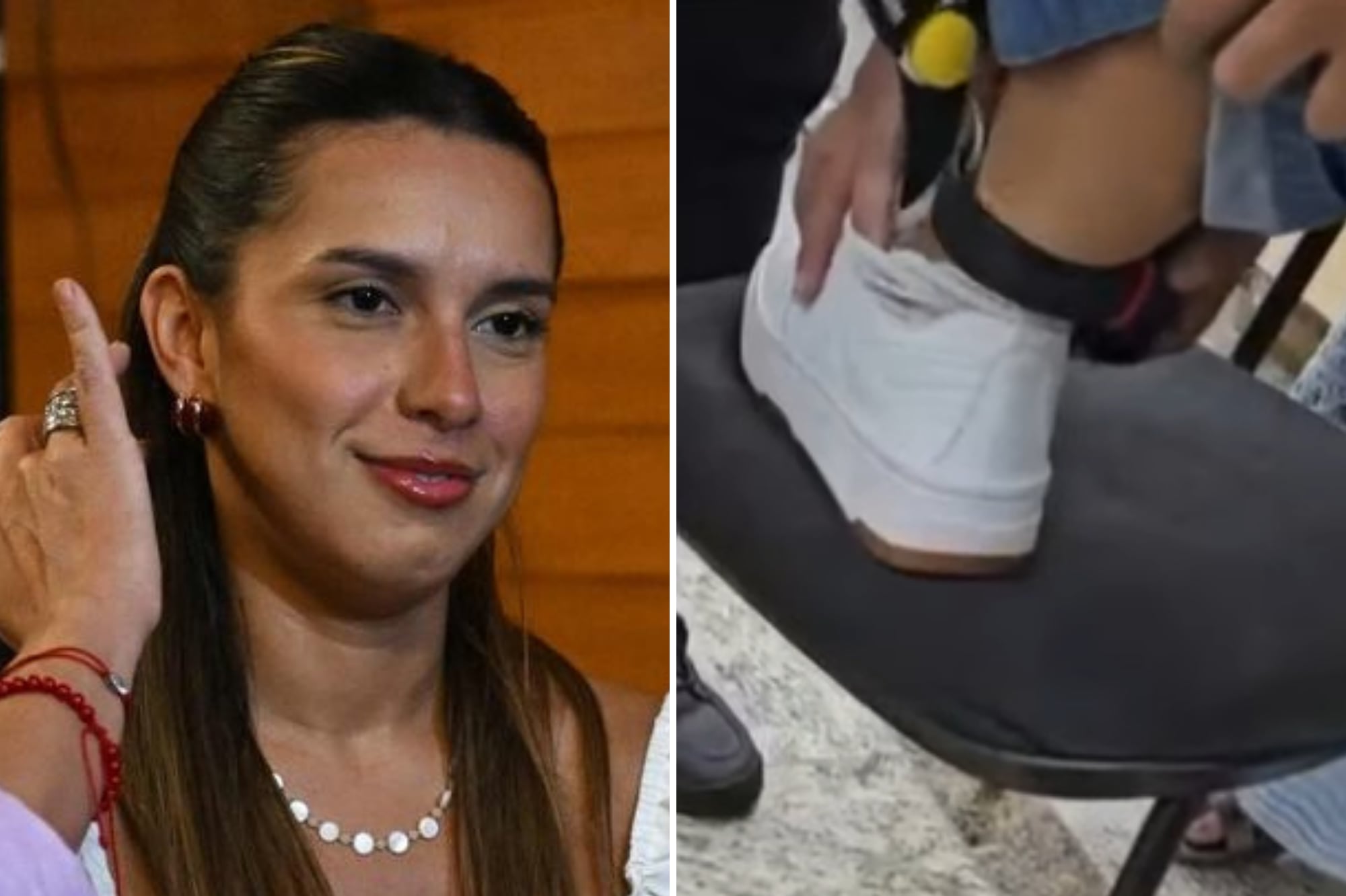 Le sacaron la tobillera a Agostina Páez, la argentina acusada de racismo en Brasil