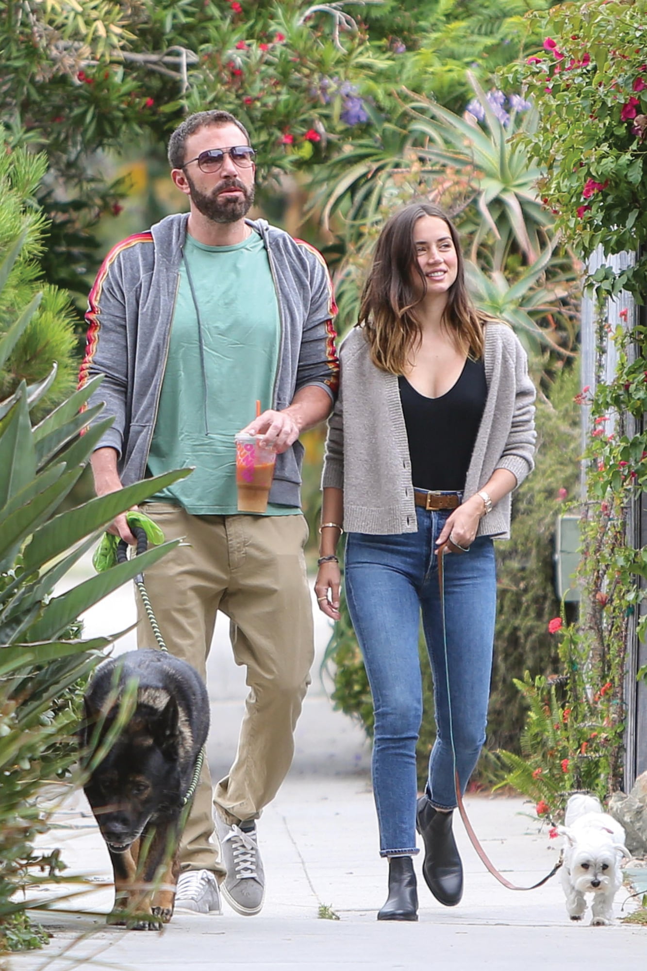 Ben Affleck y Ana de Armas en julio de 2020