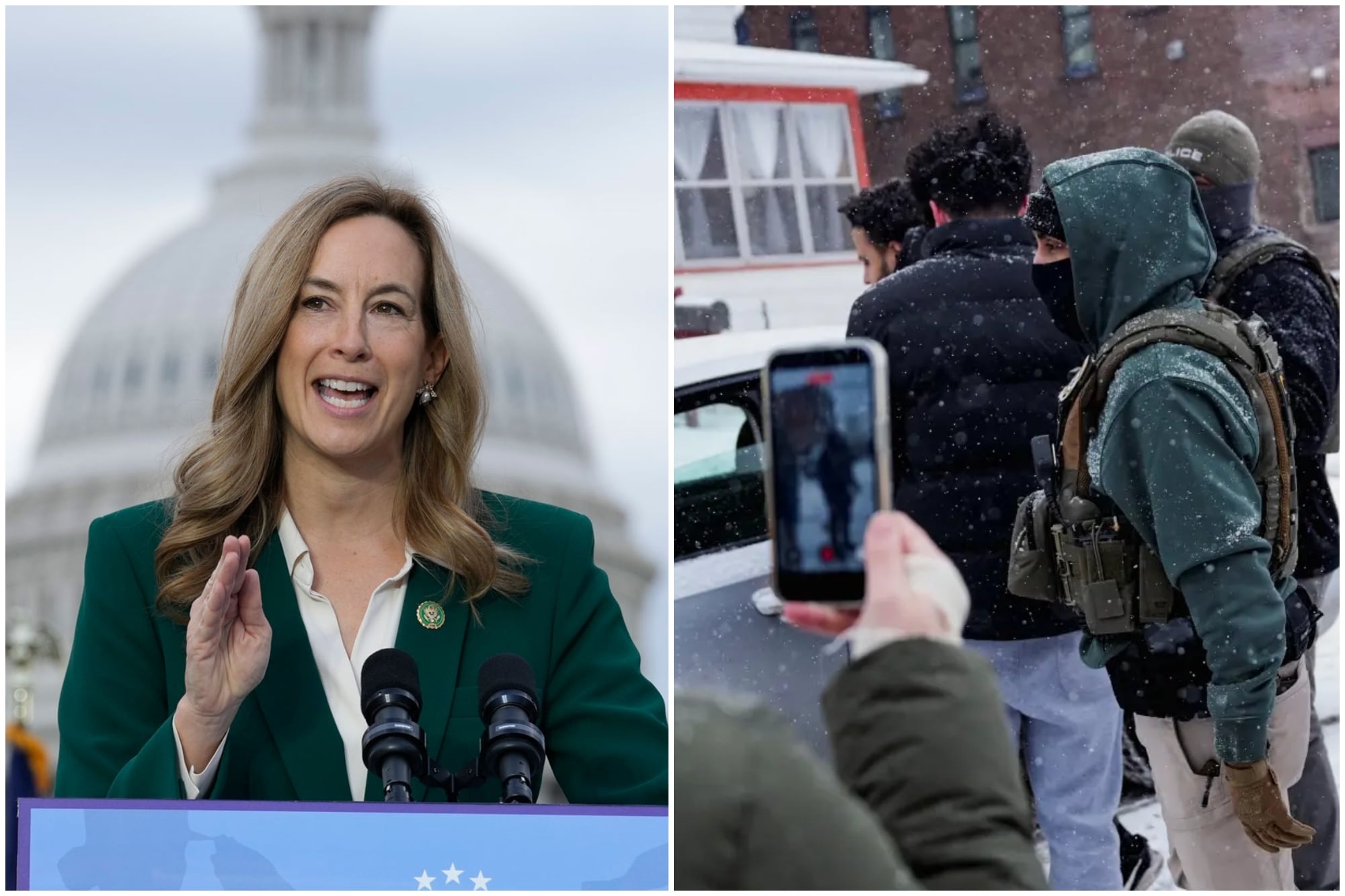 La gobernadora Mikie Sherrill informó que su administración trabaja en un portal en línea destinado a recibir registros ciudadanos sobre intervenciones de agentes federales en espacios públicos del estado