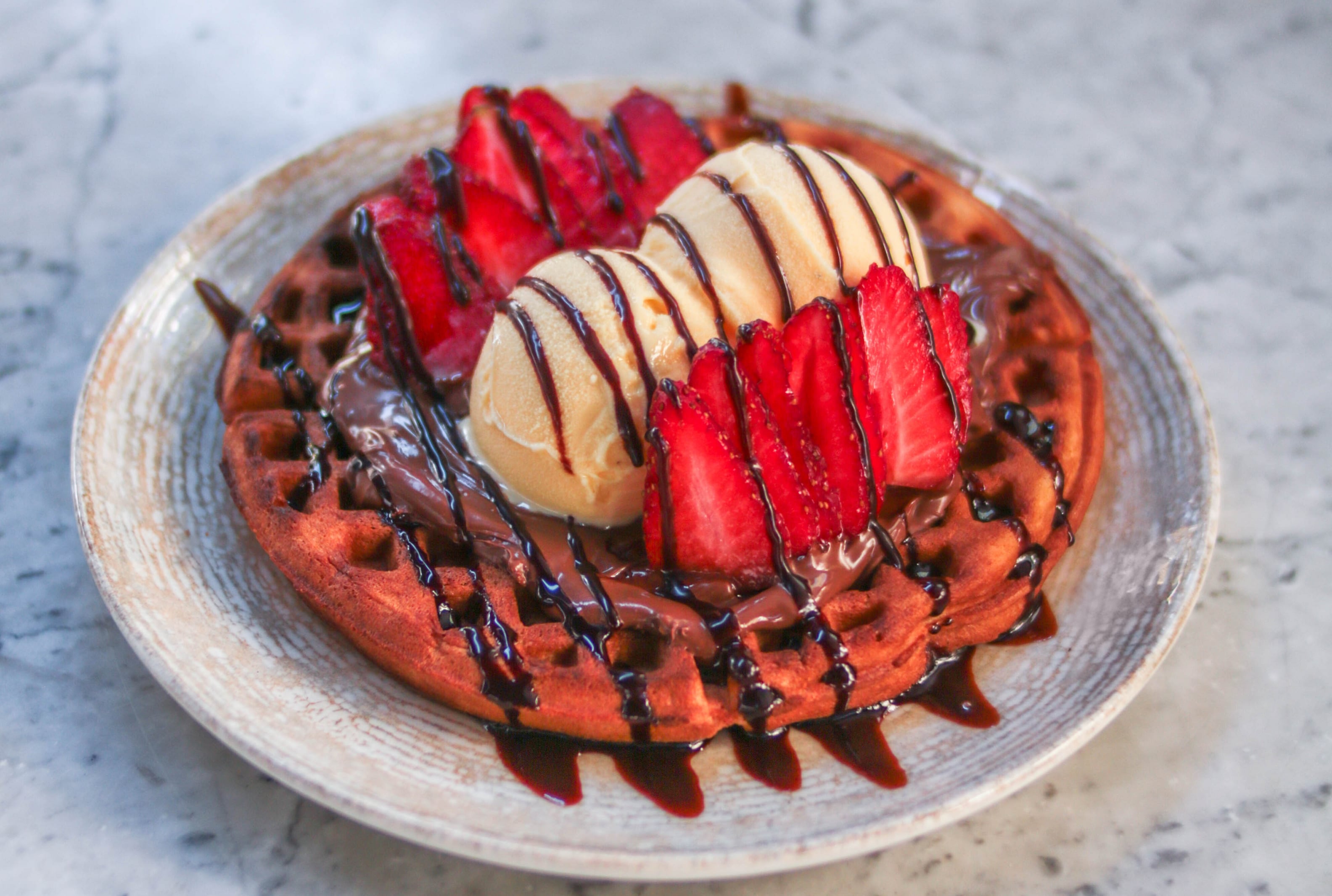 Waffle con Nutella de Ciro