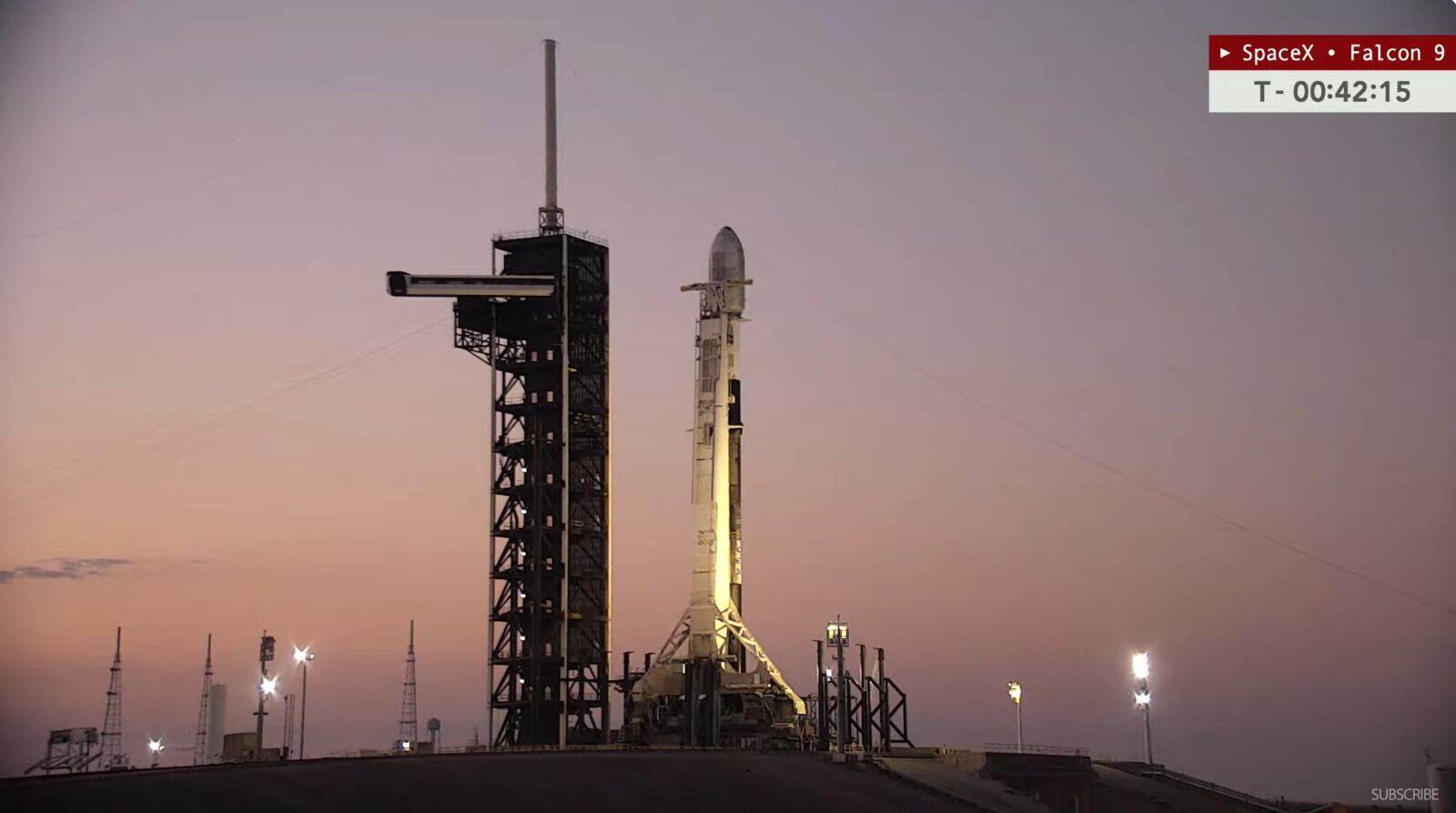 El cohete de SpaceX donde se envió el satélite con los módulos de Federico Brito hacia la órbita terrestre
