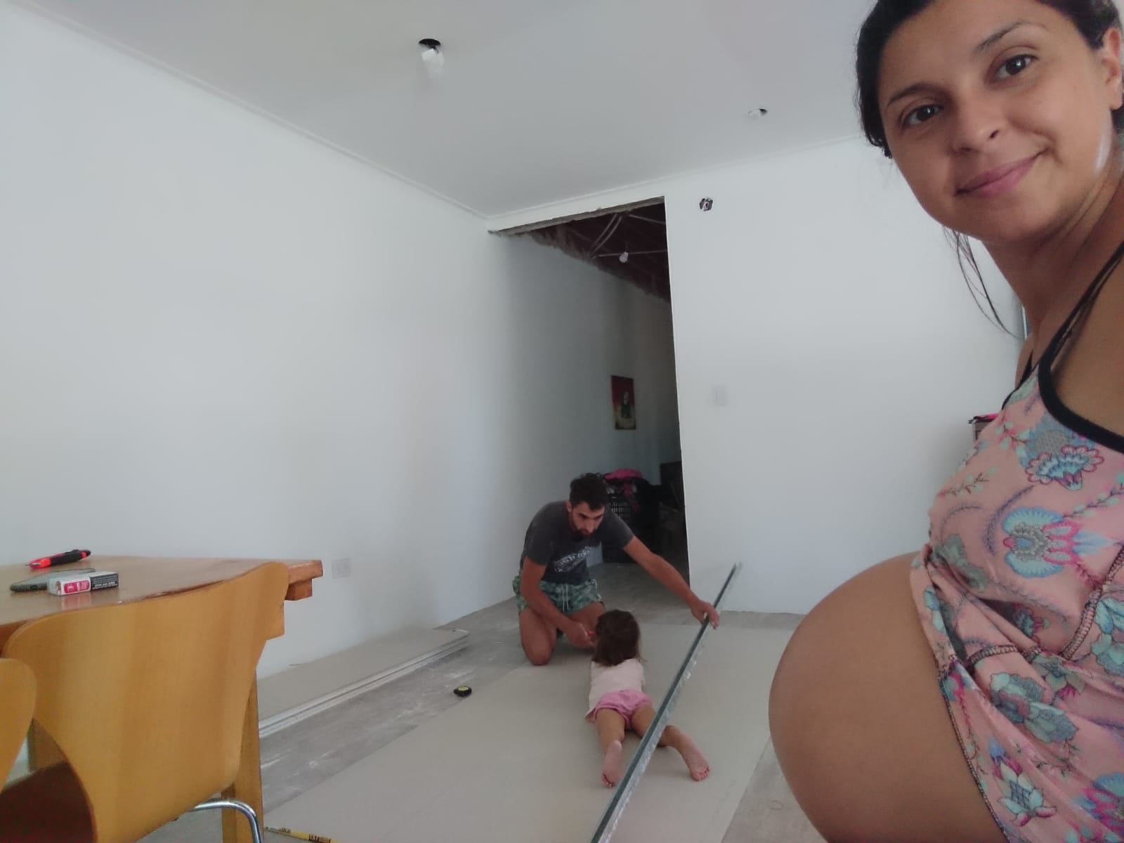En plena pandemia construyeron su casa y una familia