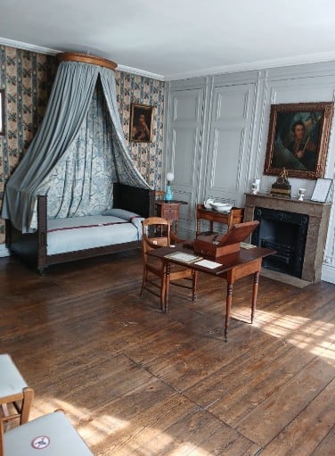 La habitación que ocupó San Martín estaba en el segundo piso de la casa