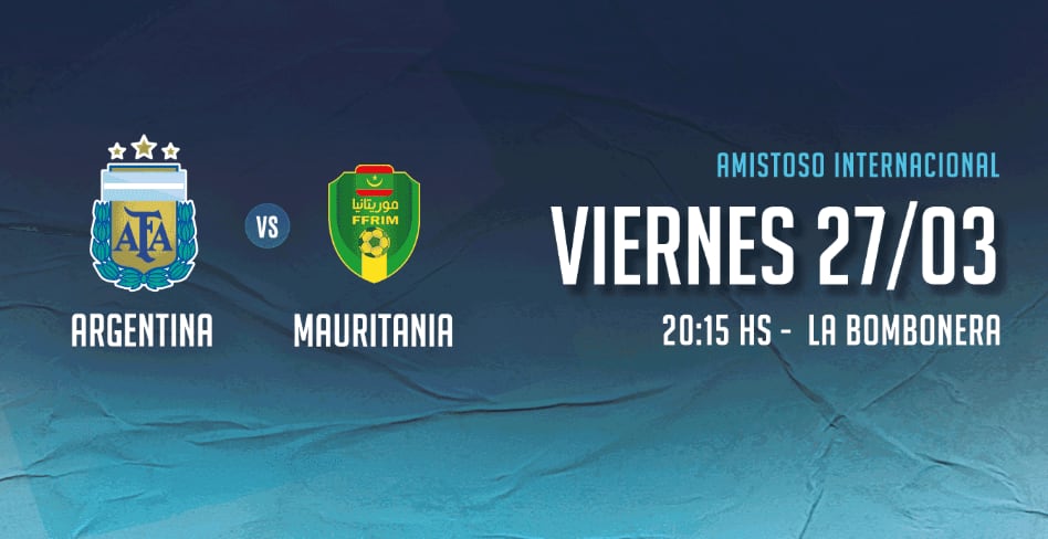 Argentina Enfrentará a Mauritania y Zambia en la Bombonera: Entradas a la Venta