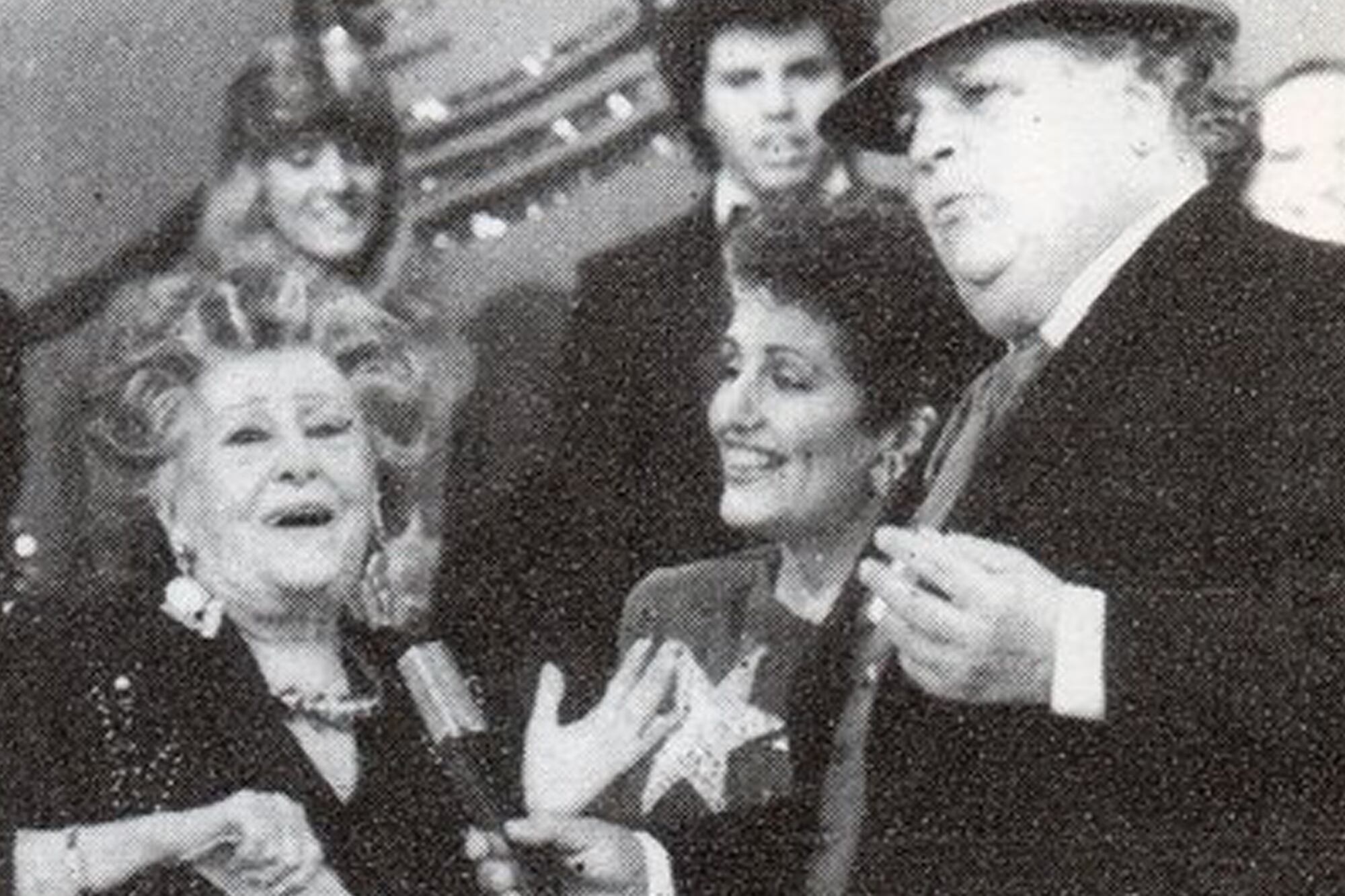 Ana Luciano Divis, Tania, la gallega del tango, junto a Eduardo Bergara Leumann en