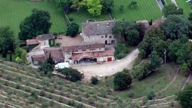 Sobrevuelo al Chateau Miraval, en 2016