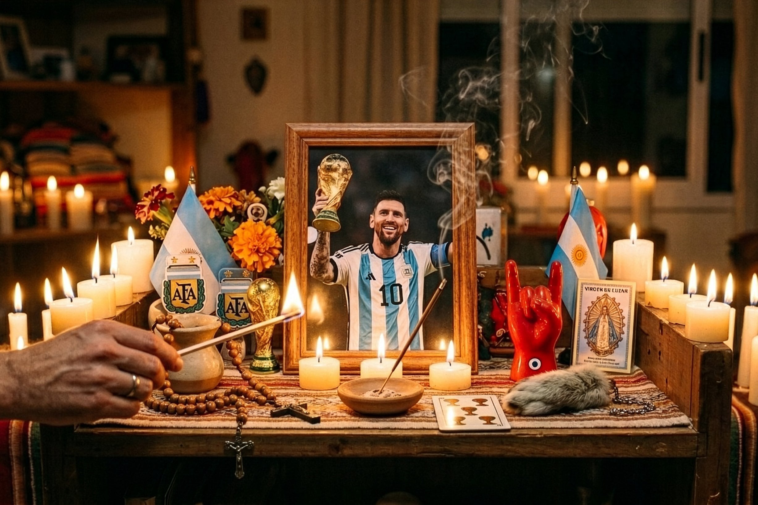 “Elijo creer”: las cábalas y los rituales futboleros salen a la cancha.