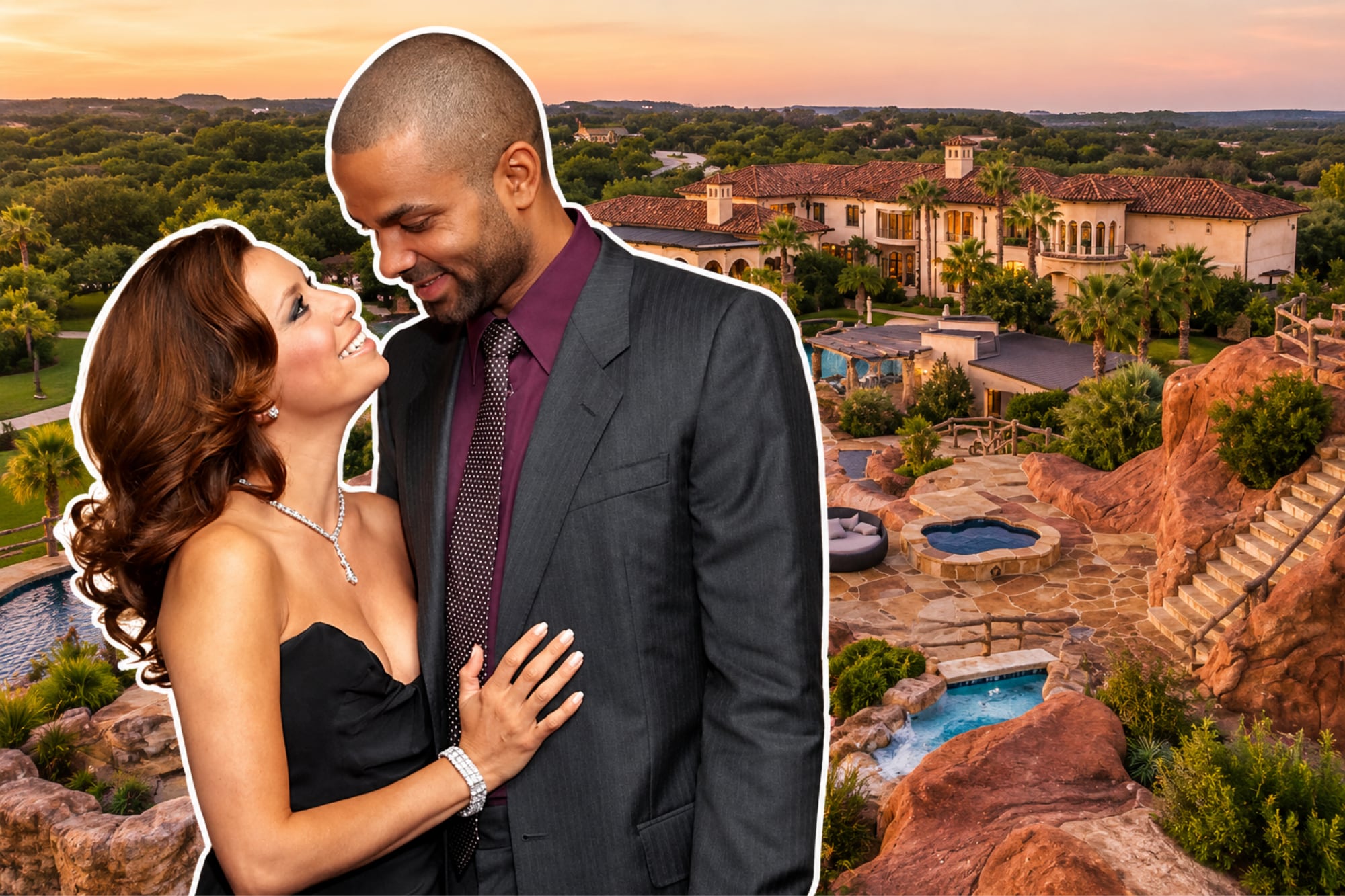 El ex de Eva Longoria pidió US$20 millones por su mansión con parque acuático, pero no la vendió y bajó el precio a la mitad