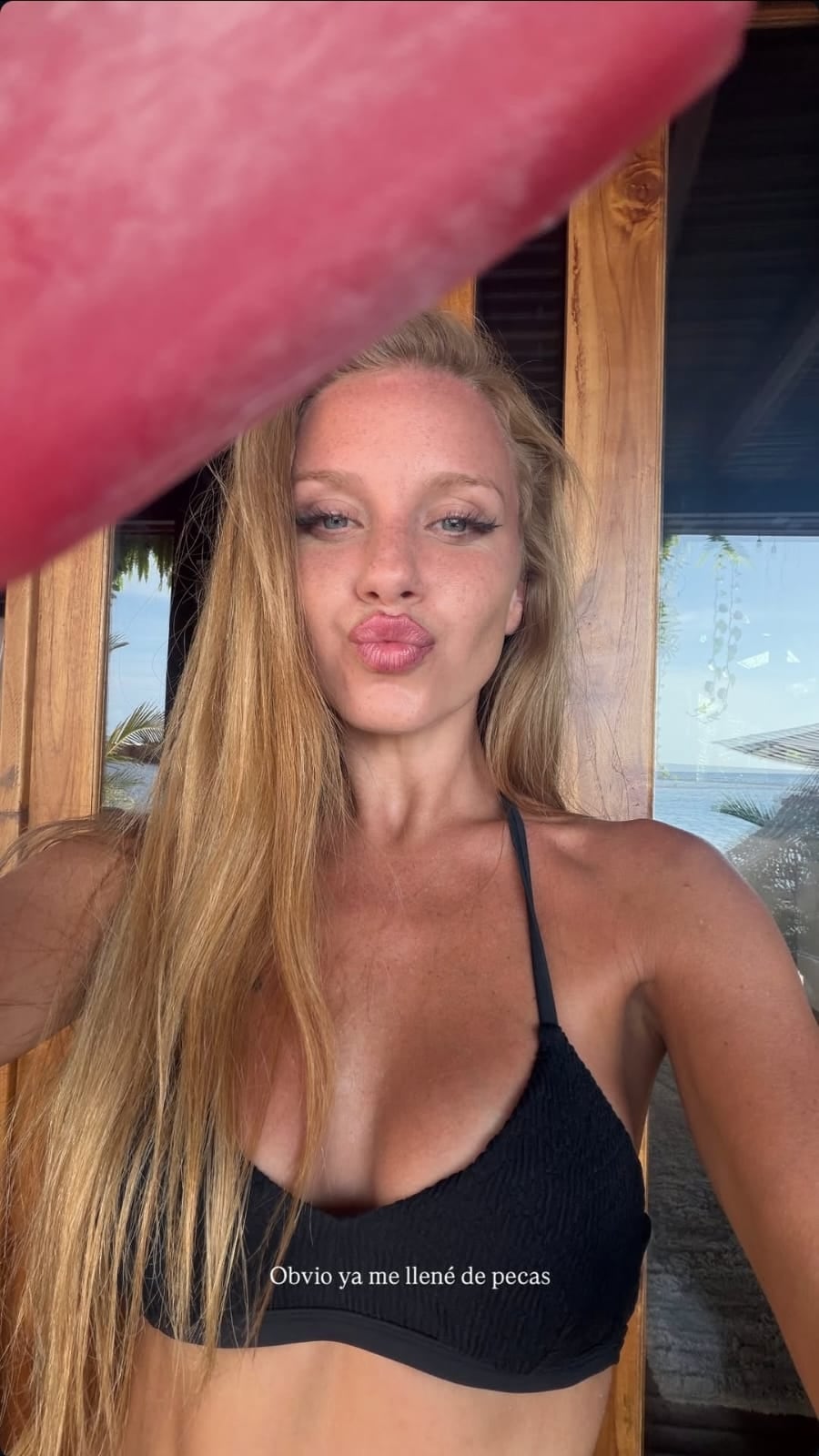 Rocío Pardo disfrutando de su estadía en Aruba