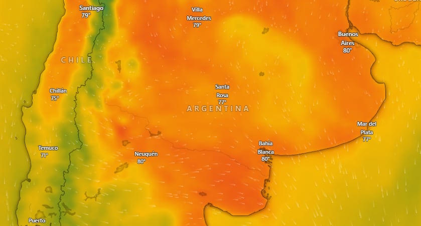 Caluroso, inestable y sin lluvias: así estará el clima este sábado en Buenos Aires, según el último pronóstico del SMN