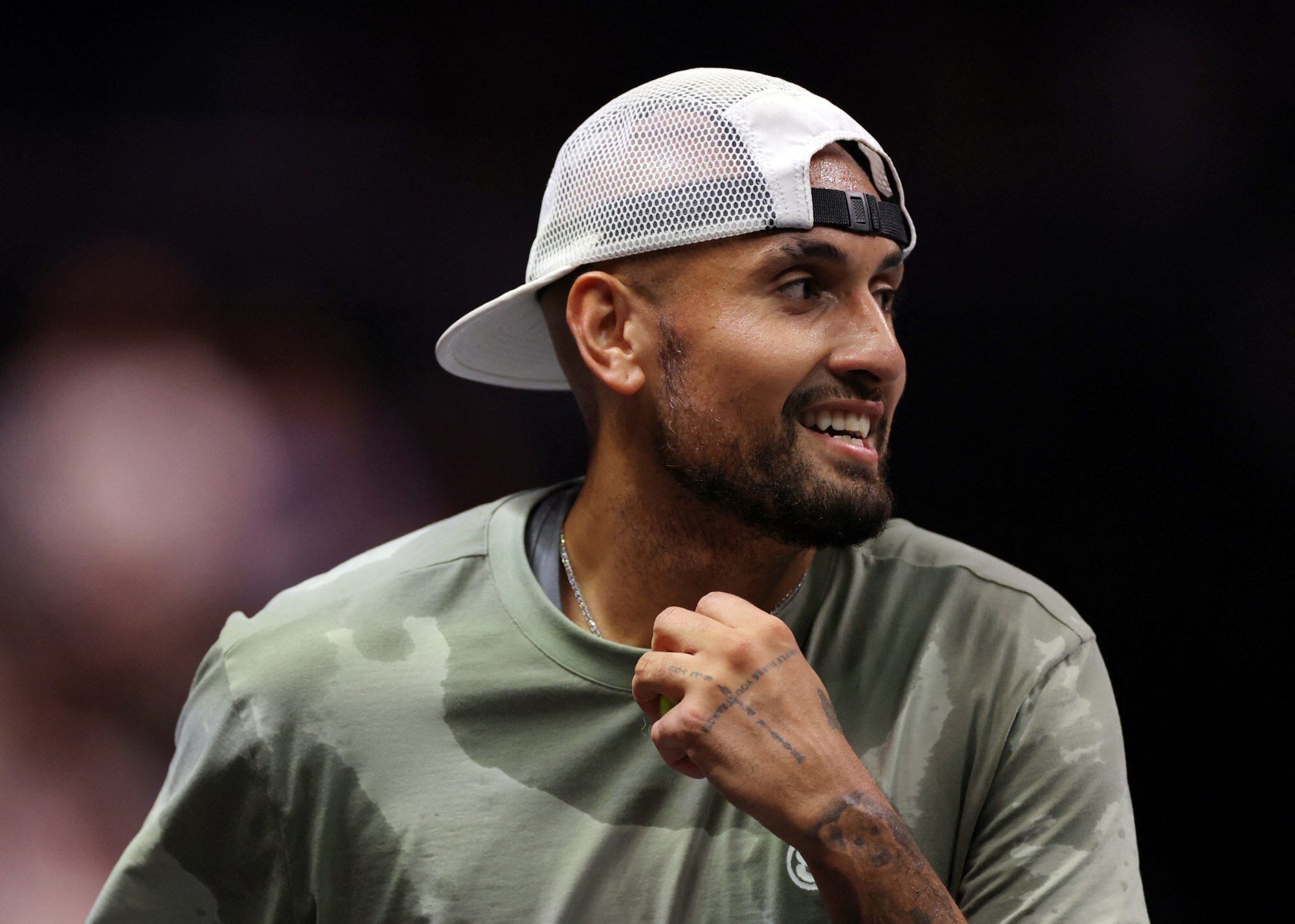 Nick Kyrgios, que apenas jugó cinco partidos en esta temporada, venció sin problemas a Sabalenka (Amr Alfiky/Pool Photo via AP)