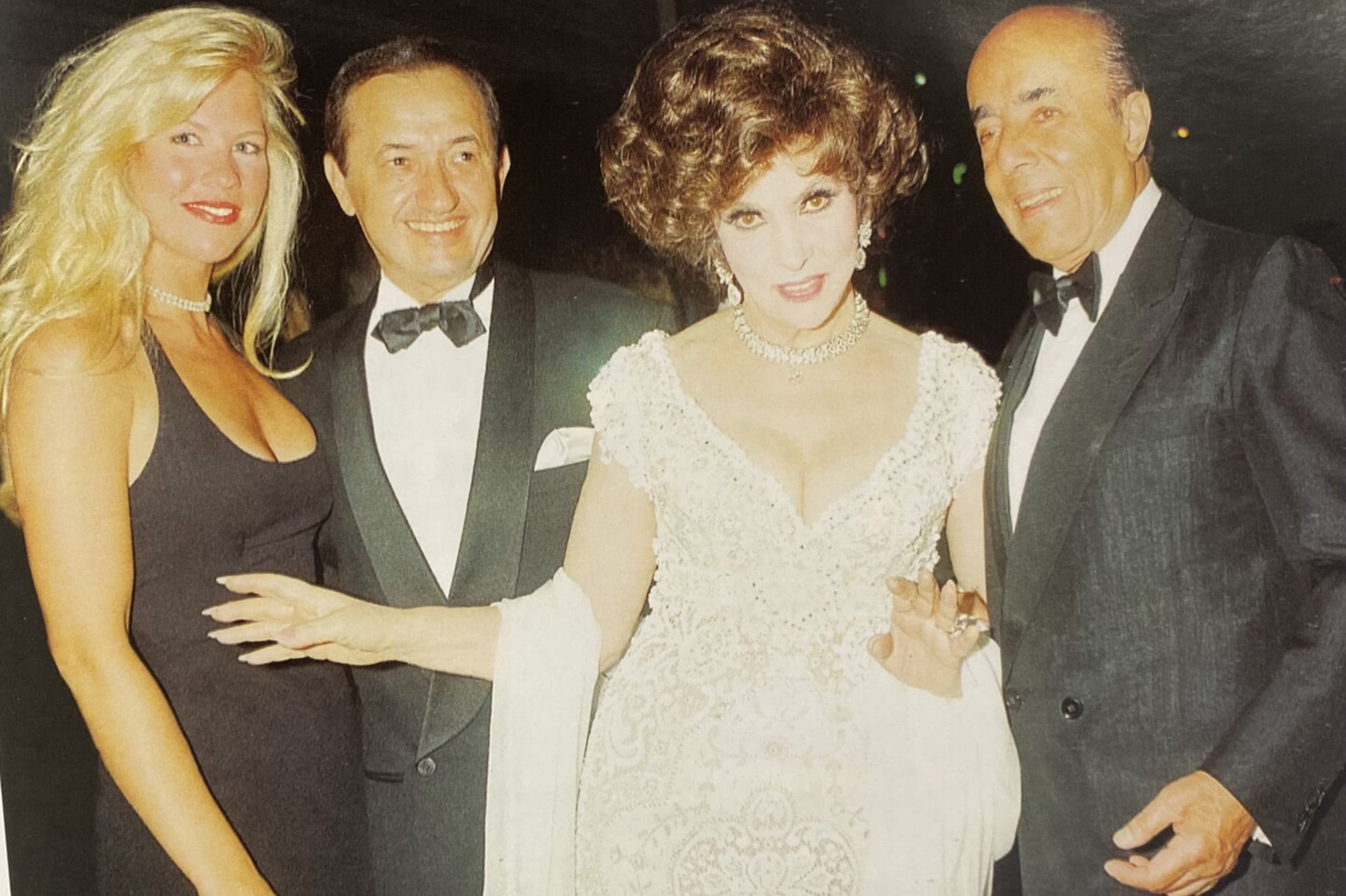 Gina Lollobrigida, una de las celebridades internacionales que fue a