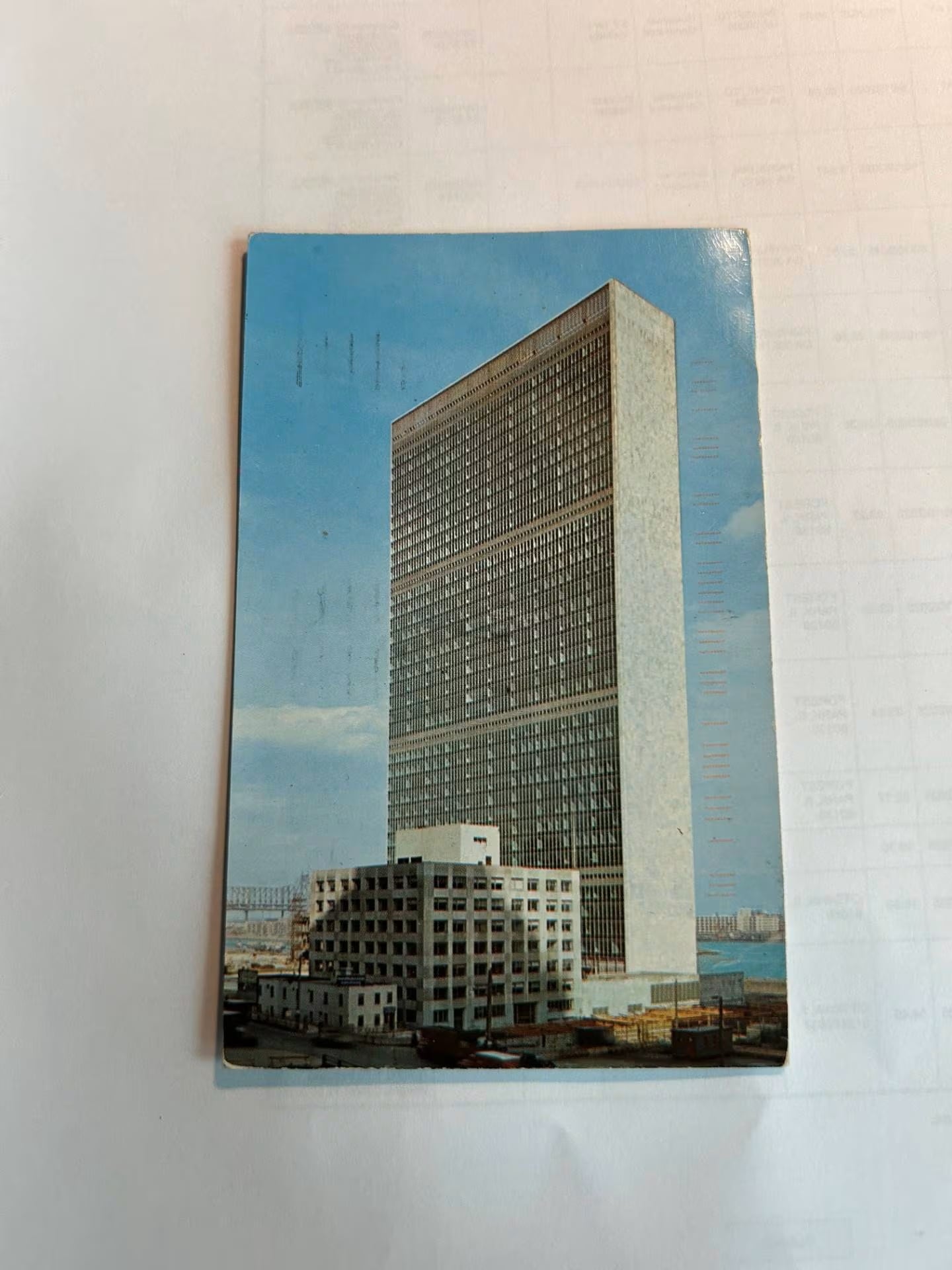 La misiva llevaba la fotografía del edificio de la ONU en Nueva York