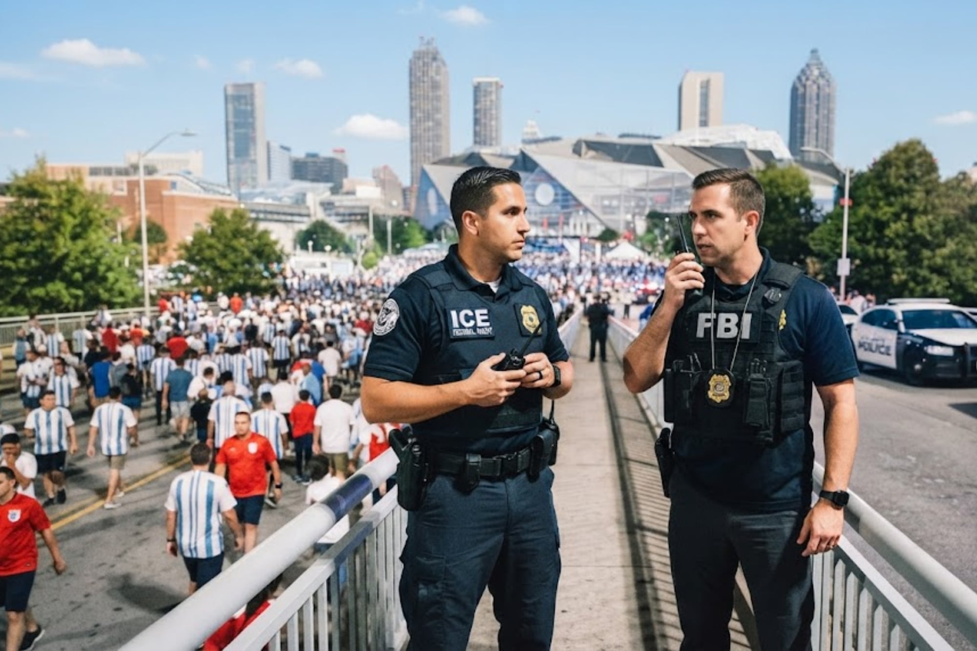Noticias del ICE y el FBI en Atlanta: confirman operativos por el partido de Argentina vs. Inglaterra
