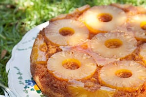 Torta invertida de ananá
