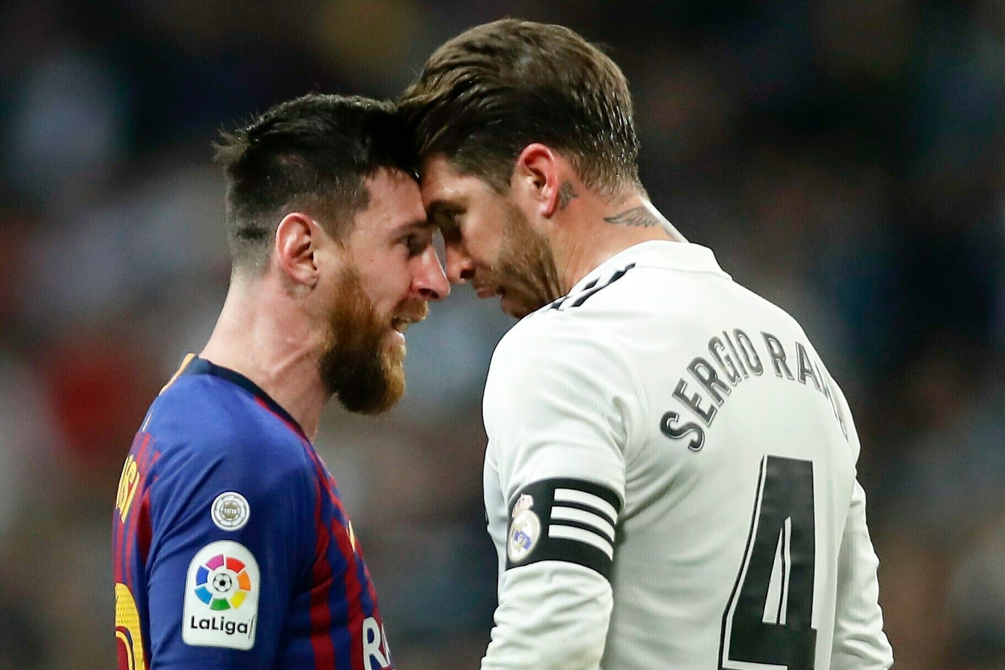Messi y Ramos, en tiempos calientes de los clásicos entre Barcelona y Real Madrid