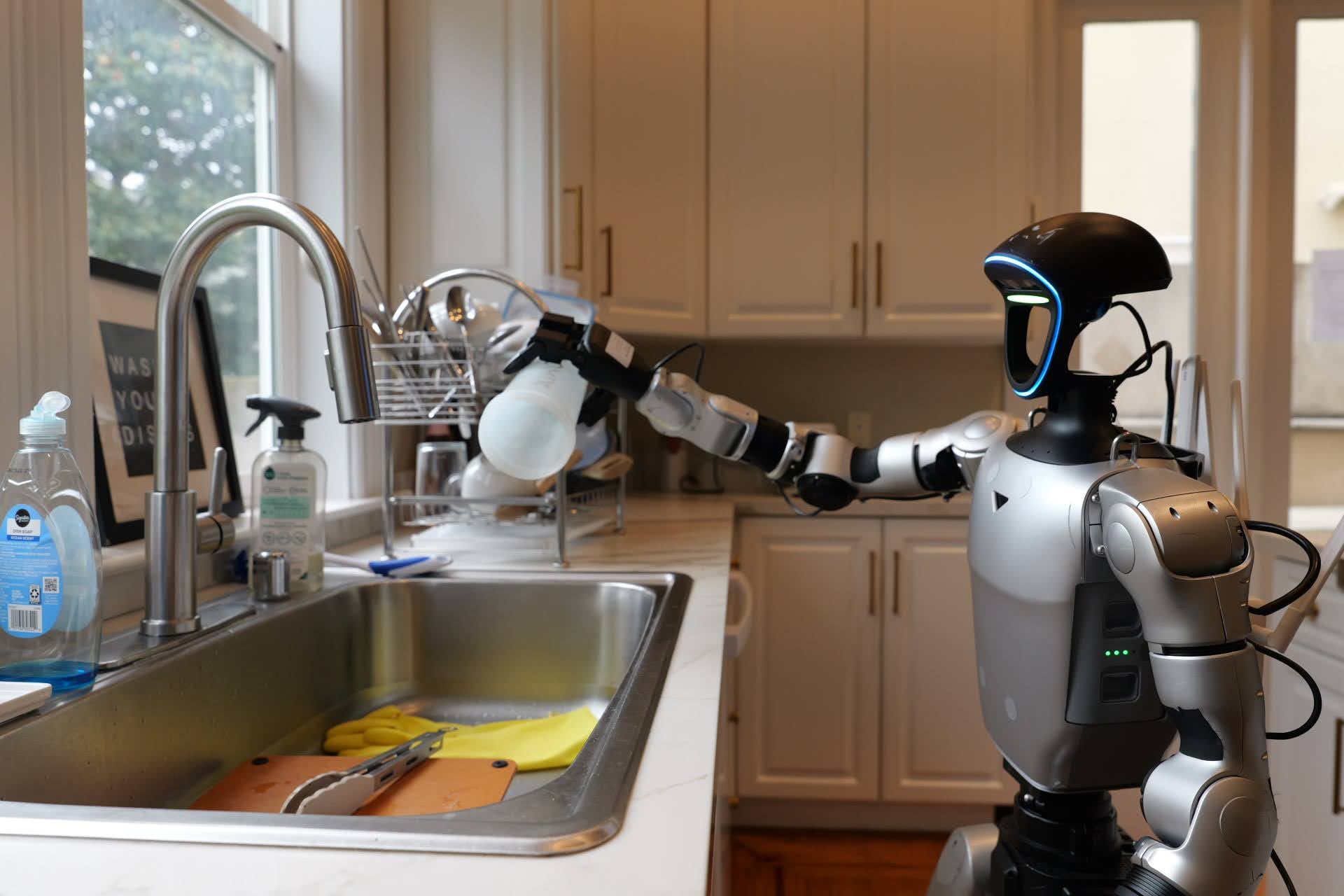 Una startup californiana llamada Gatsby presentó un servicio de limpieza a domicilio con robots