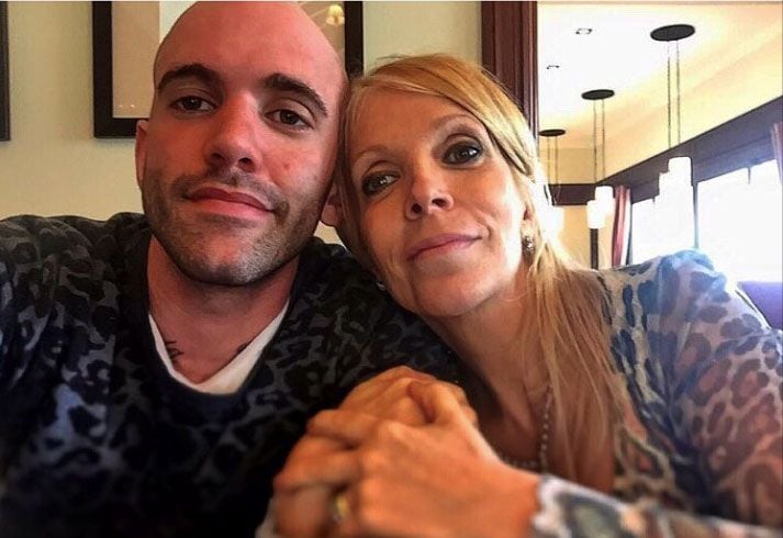 Juan Manuel Noriega Zulet, hijastro de Hugo Moyano, y Liliana Zulet, la esposa del jefe sindical de los camioneros