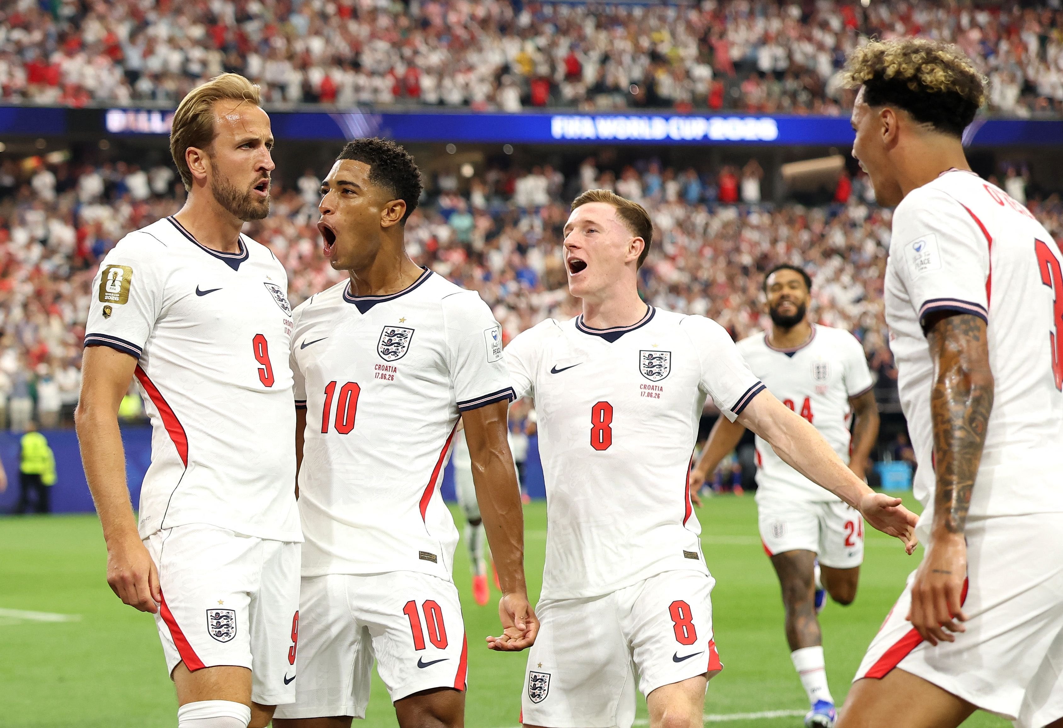 Inglaterra vs. Croacia, EN VIVO por el Mundial 2026: el minuto a minuto del partido 10 El festejo de Harry Kane tras adelantar a Inglaterra