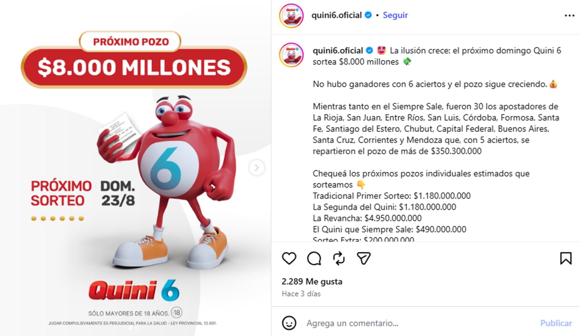El pozo del Quini 6