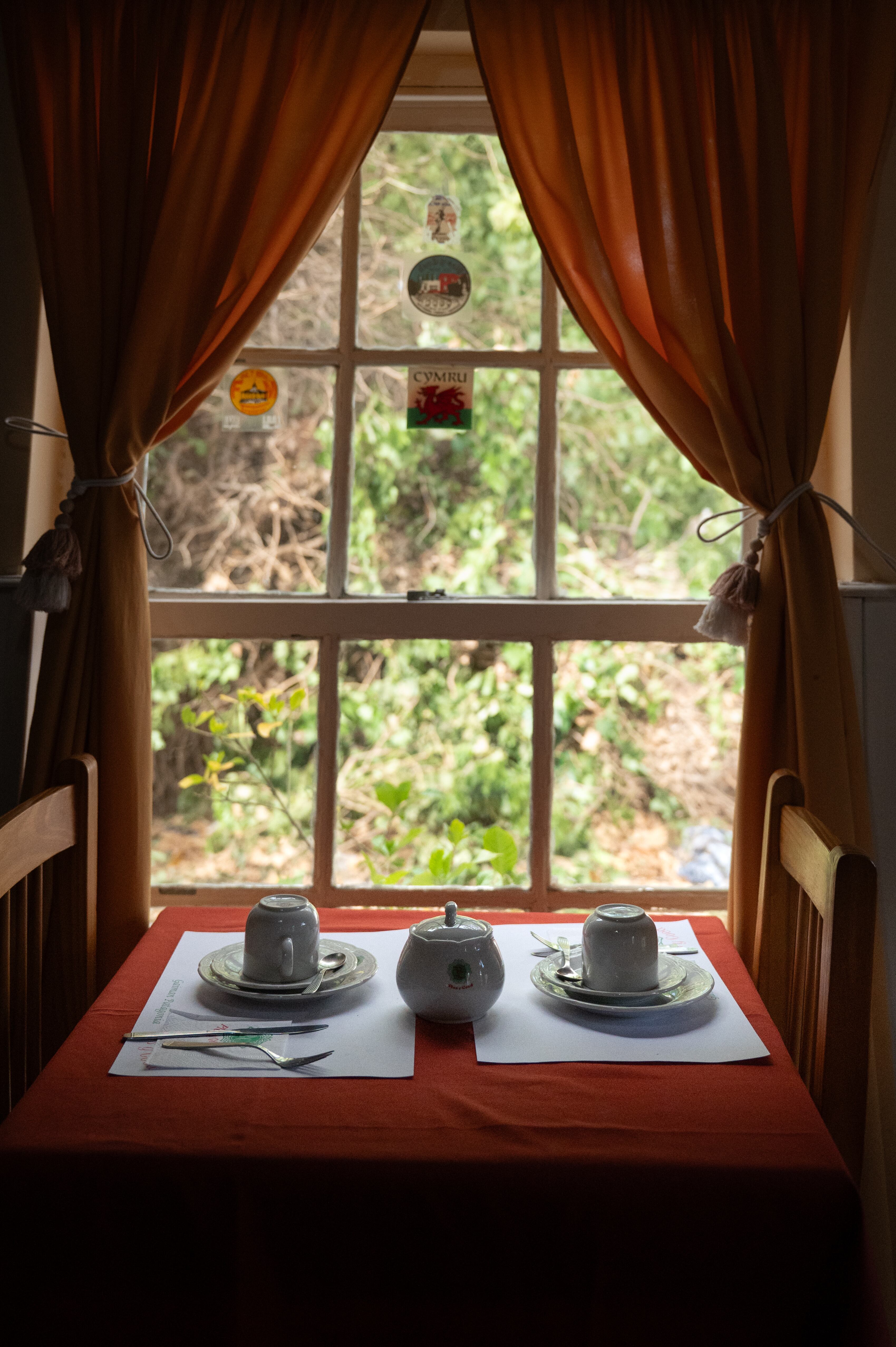 Mesa para dos en Plas y Coed