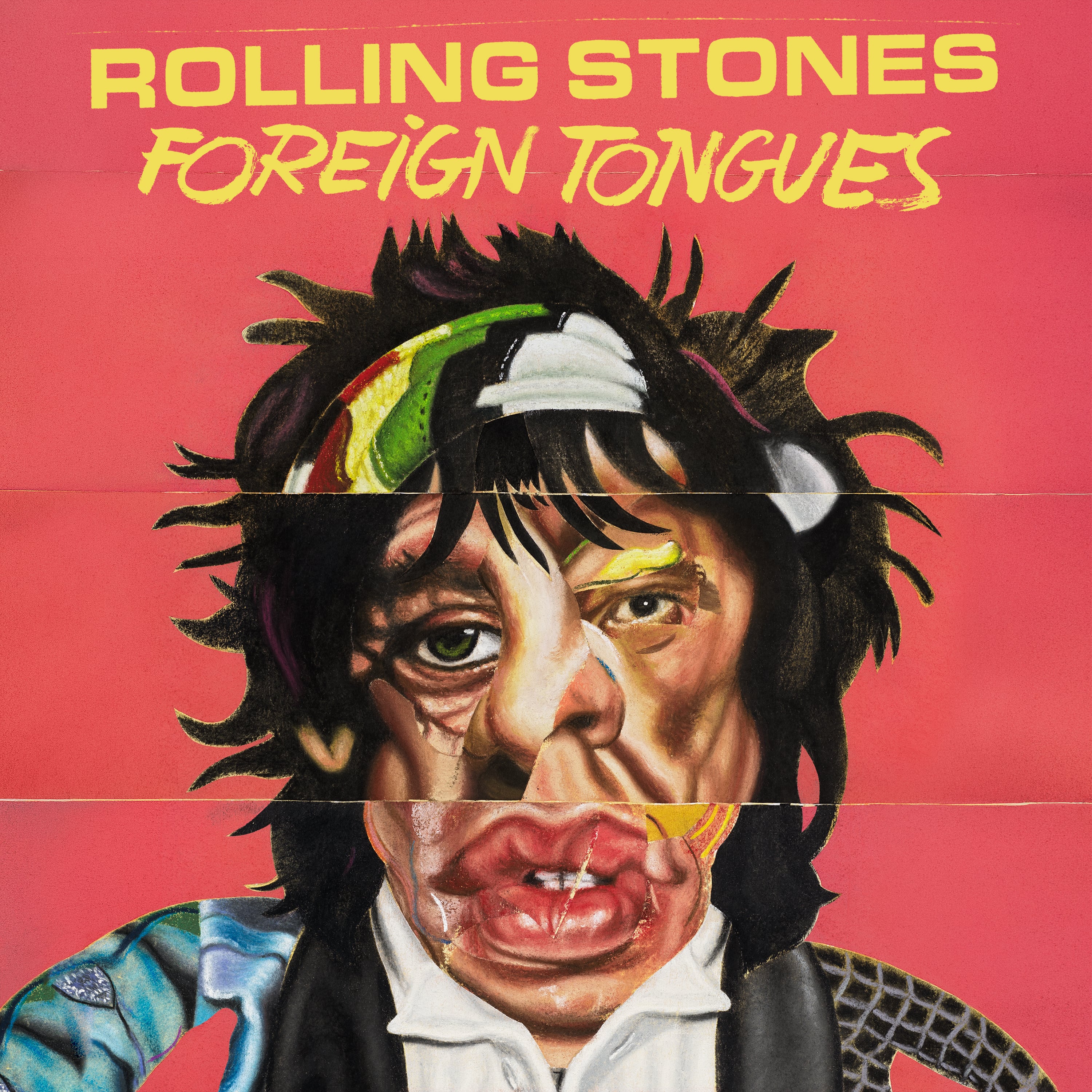 Arte de tapa de Foreign Tongues, obra de Nathaniel Mary Quinn