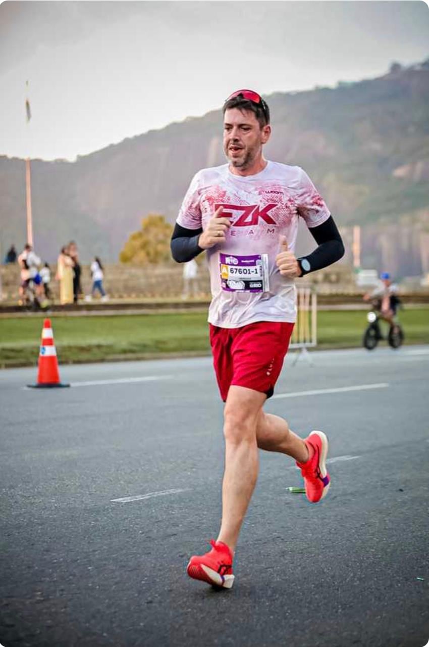 Henrique Guelber, maratonista brasileño