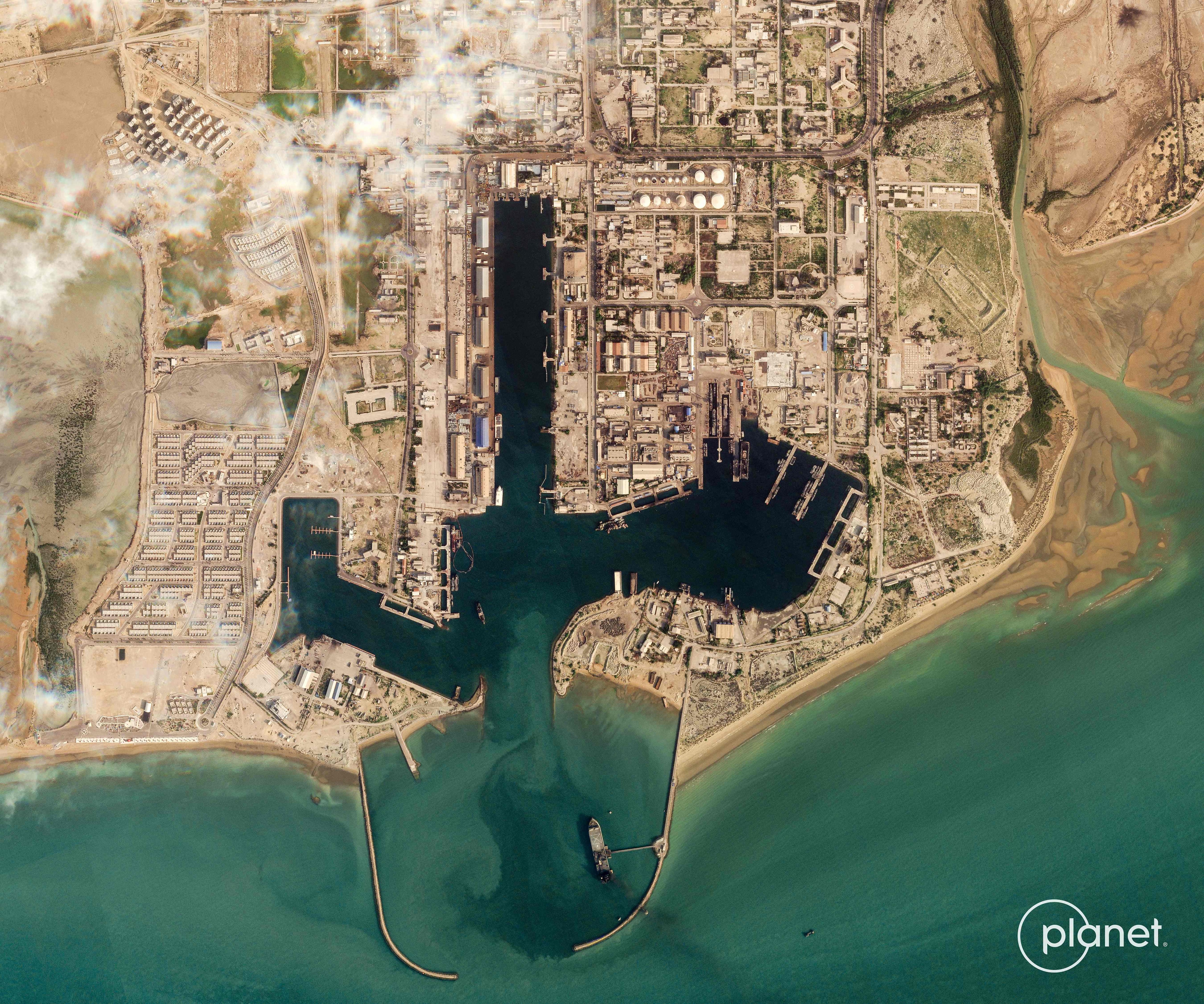 El puerto iraní en Bandar Abbas