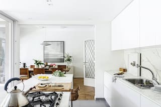 Cómo se incorporó una cocina actual en esta casa de 1936 sin eliminar sus señas de identidad.