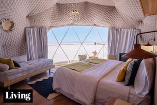 Te mostramos domos que combinan buen interiorismo con paisajes únicos.