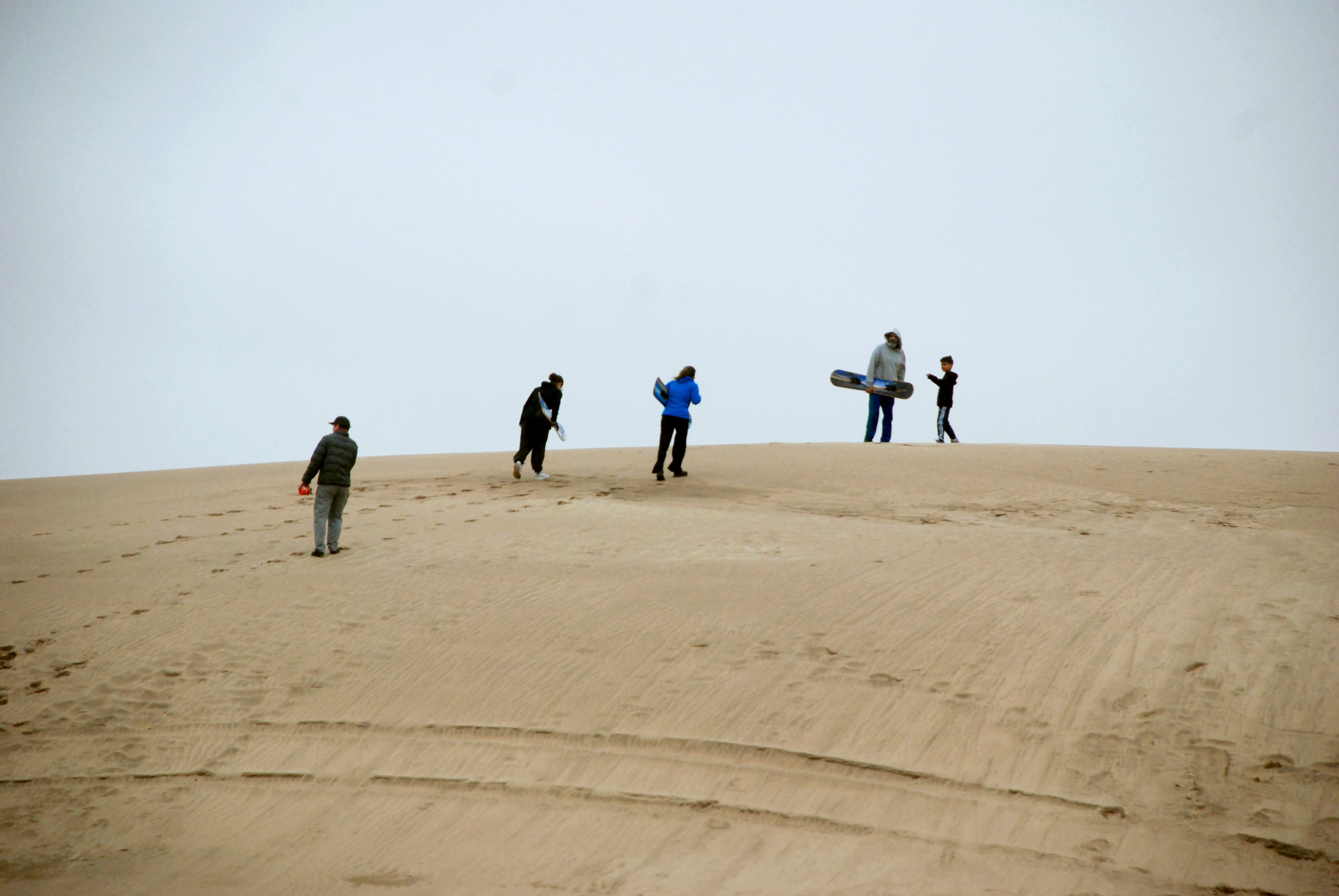 Las dunas de la reserva son ideales para la práctica de sandboard