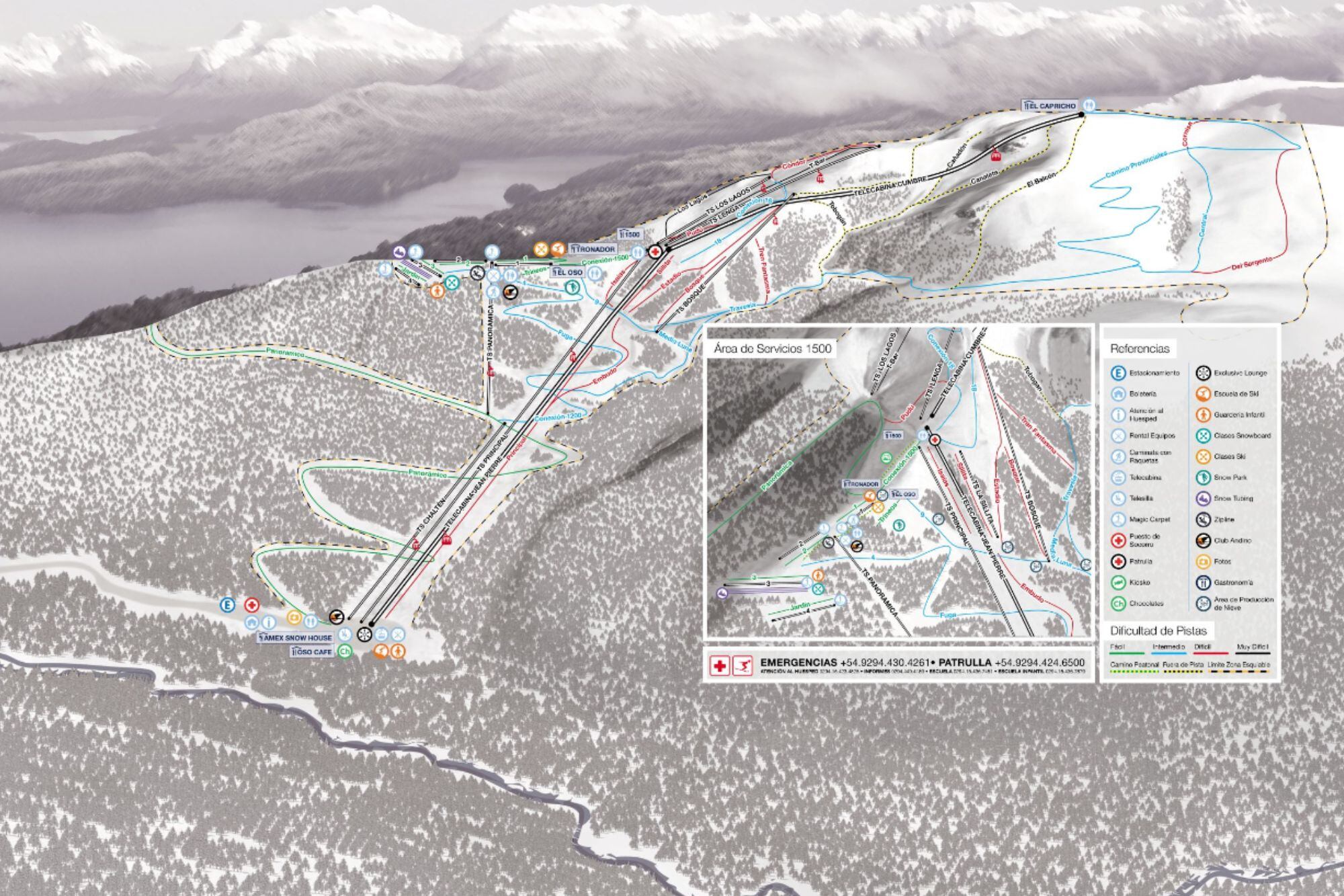 Pistas del Cerro Bayo