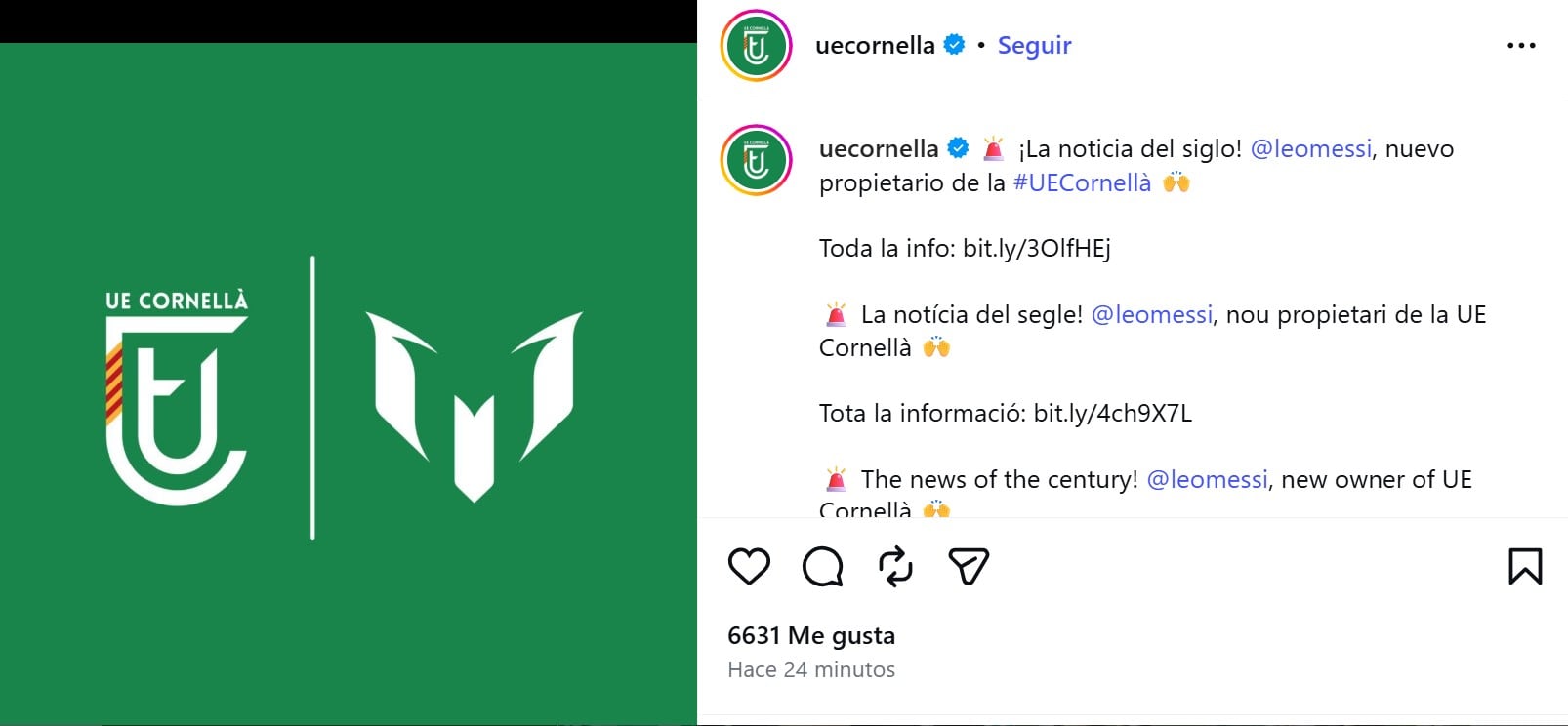 El anuncio de Cornellá
