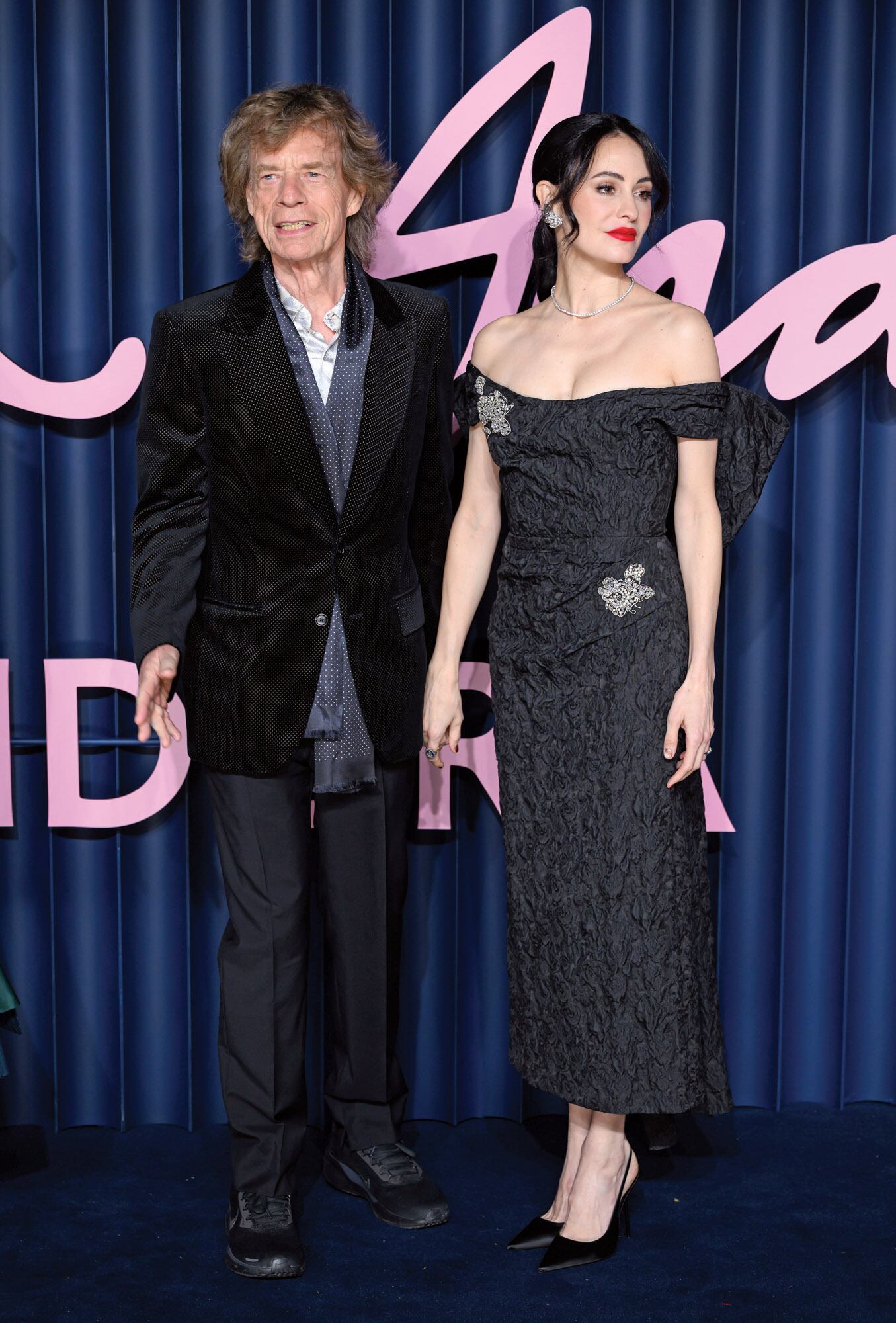 Mick Jagger y su novia, la bailarina Melanie Hamrick, dejaron en casa a su hijo Deveraux Octavian (8) para asistir al evento