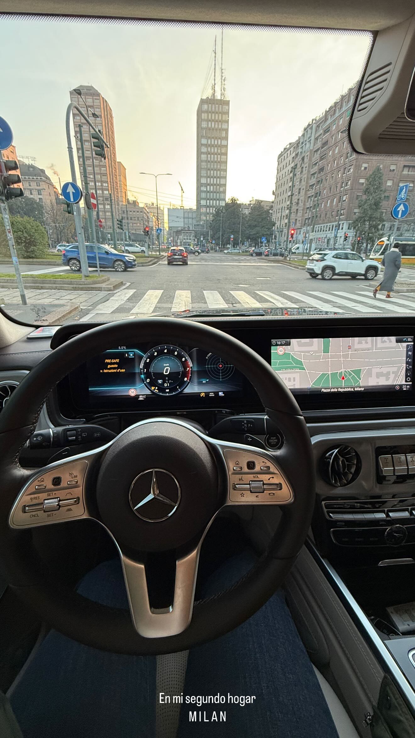 Wanda por las calles de su