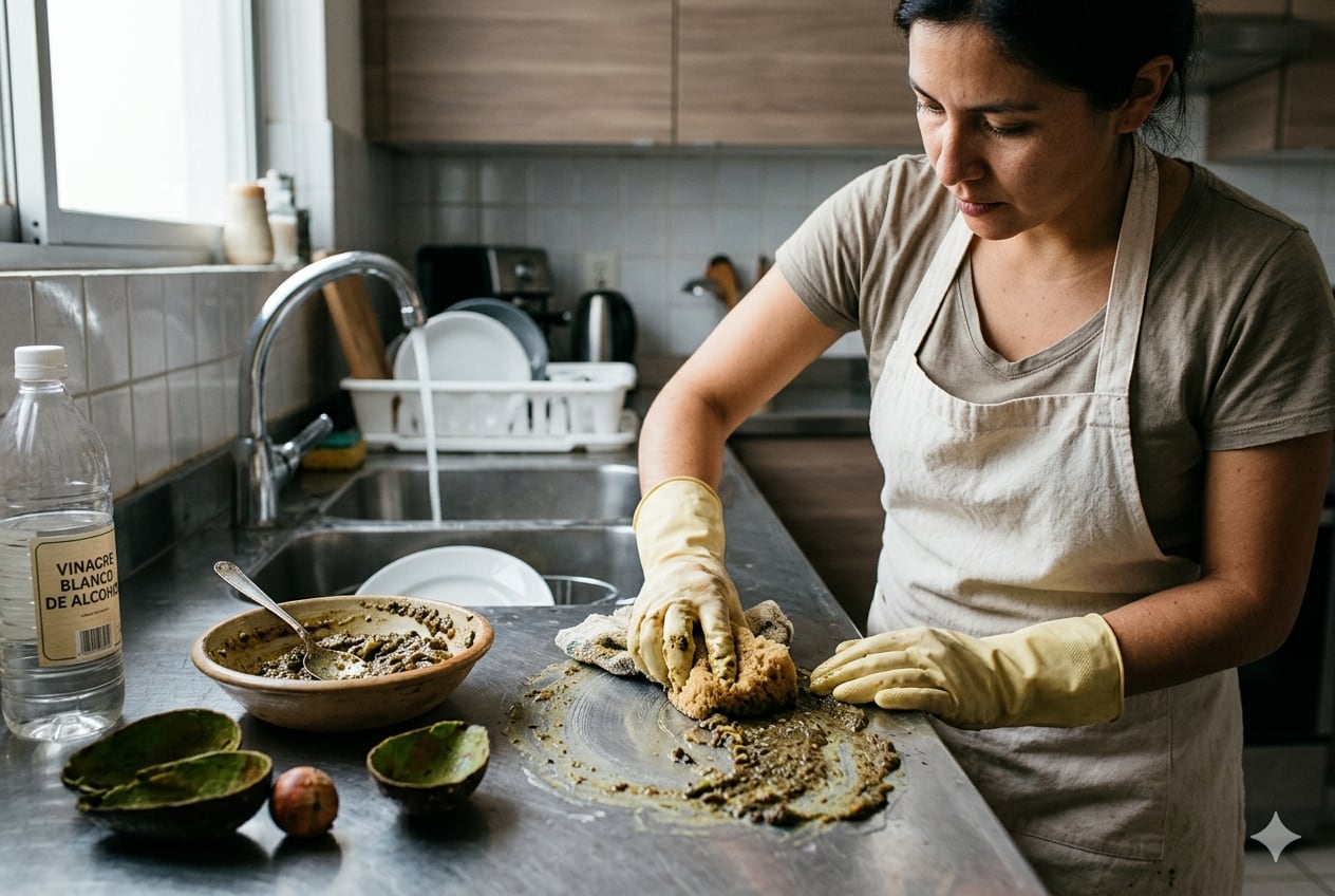 Antes de utilizar los productos sobre una superficie sensible, se recomienda probarlo en una pequeña parte para ver su reacción (imagen ilustrativa)