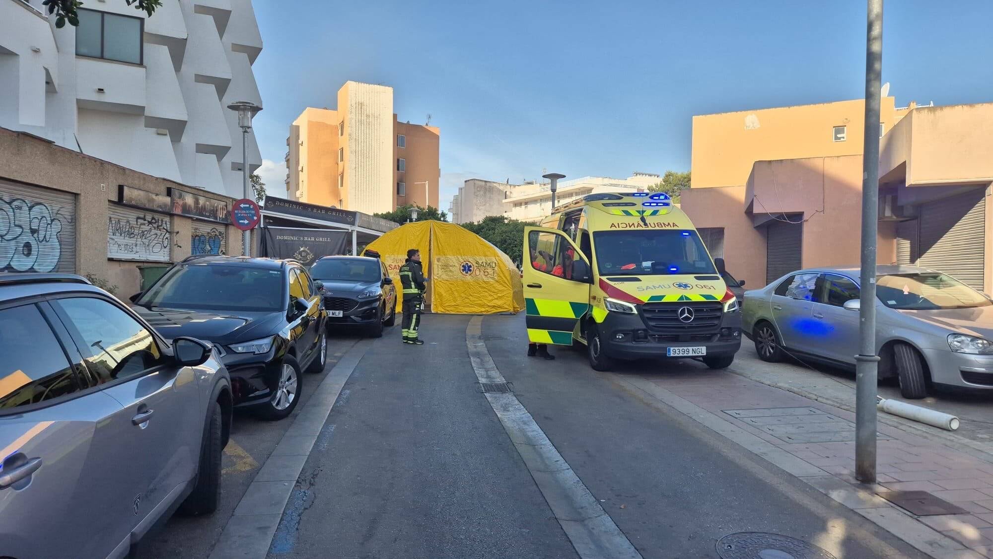 Operativo en la zona