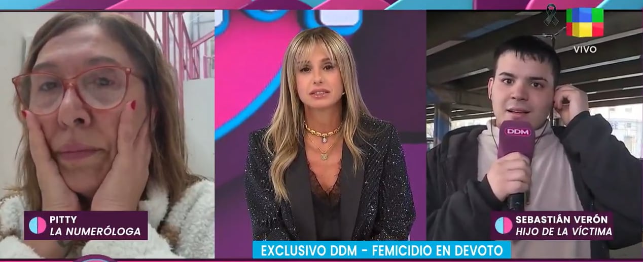 La palabra de Sebastián, el hijo de la víctima del femicidio de Villa Devoto: “Mi papá había llegado al límite” 6 El joven relató al aire de DDM cómo era la relación de sus padres