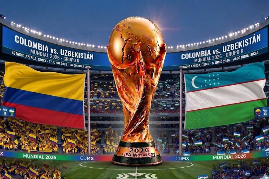 En qué canal de EE.UU. pasan el partido de Colombia vs. Uzbekistán hoy en el Mundial 2026