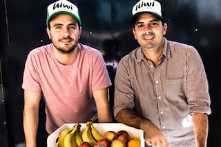 Delivery de frutas. Dos amigos crearon un negocio a partir de la idea más simple