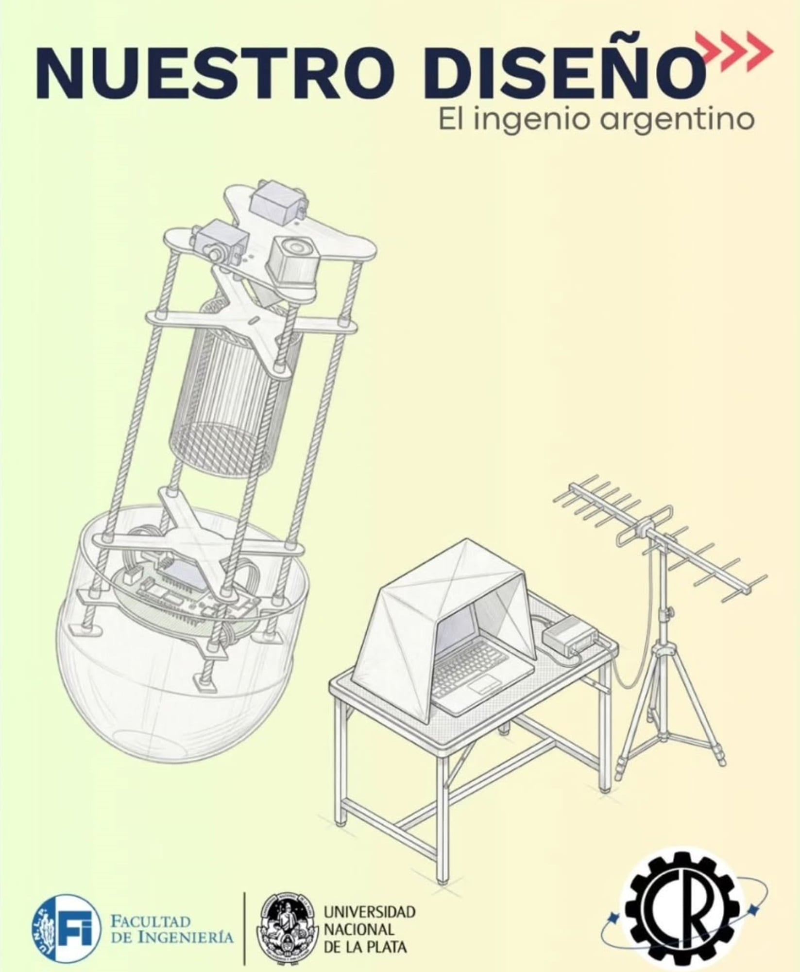El diseño del proyecto CanSat de los estudiantes de la UNLP
