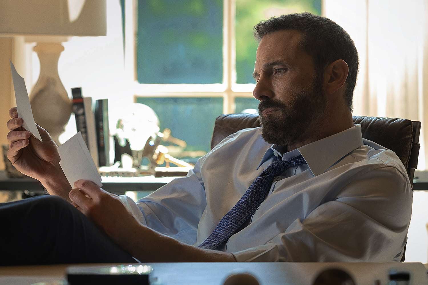 En Animales, Affleck es Mark Kimball, un aspirante a gobernador de Los Ángeles