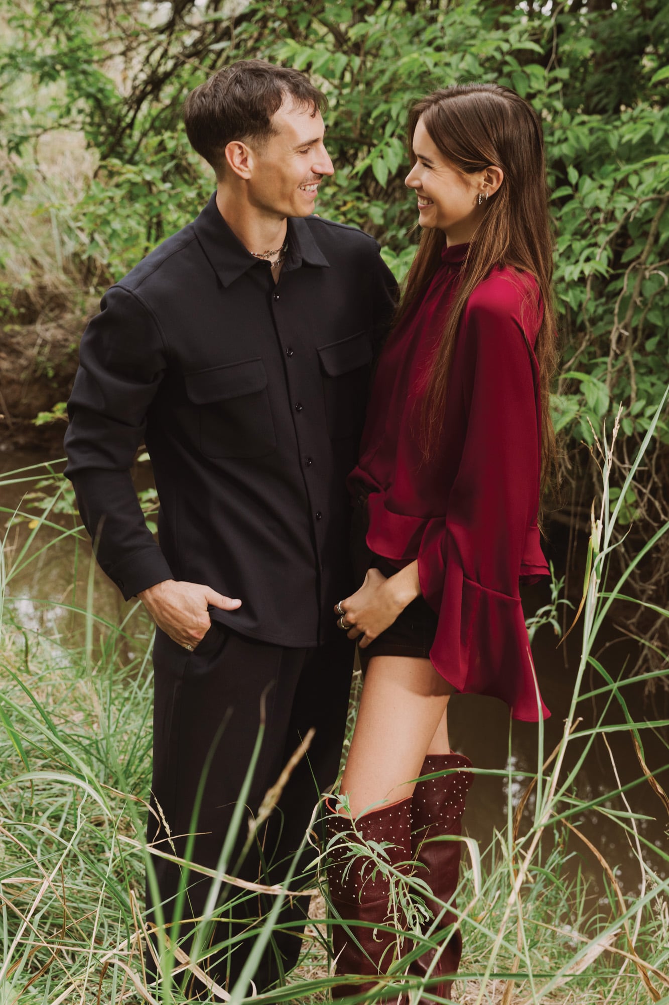 La pareja se conoció en una fiesta, dos años y medio atrás