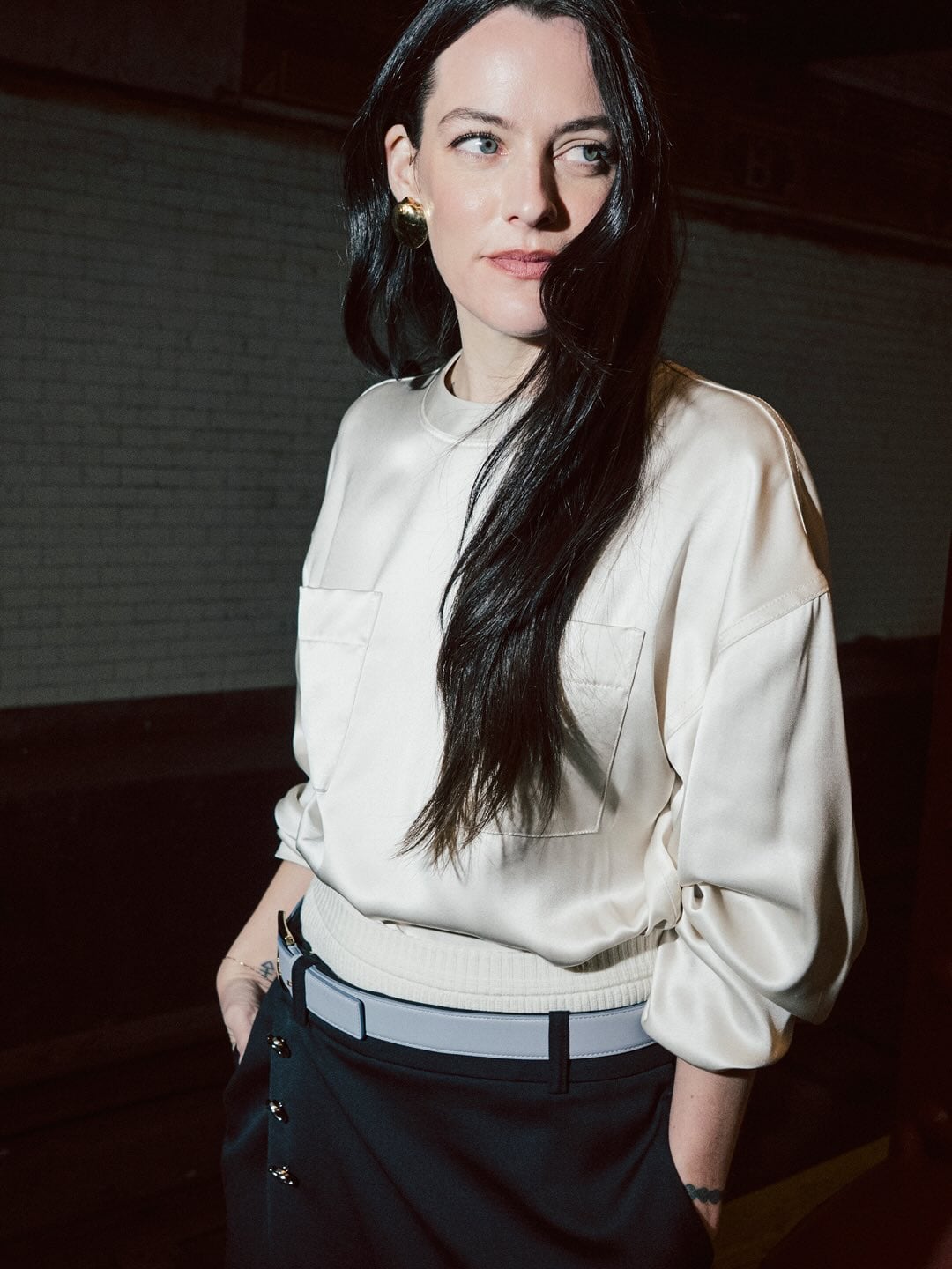 La actriz y productora Riley Keough (que además es nieta de Elvis Presley) también dijo presente