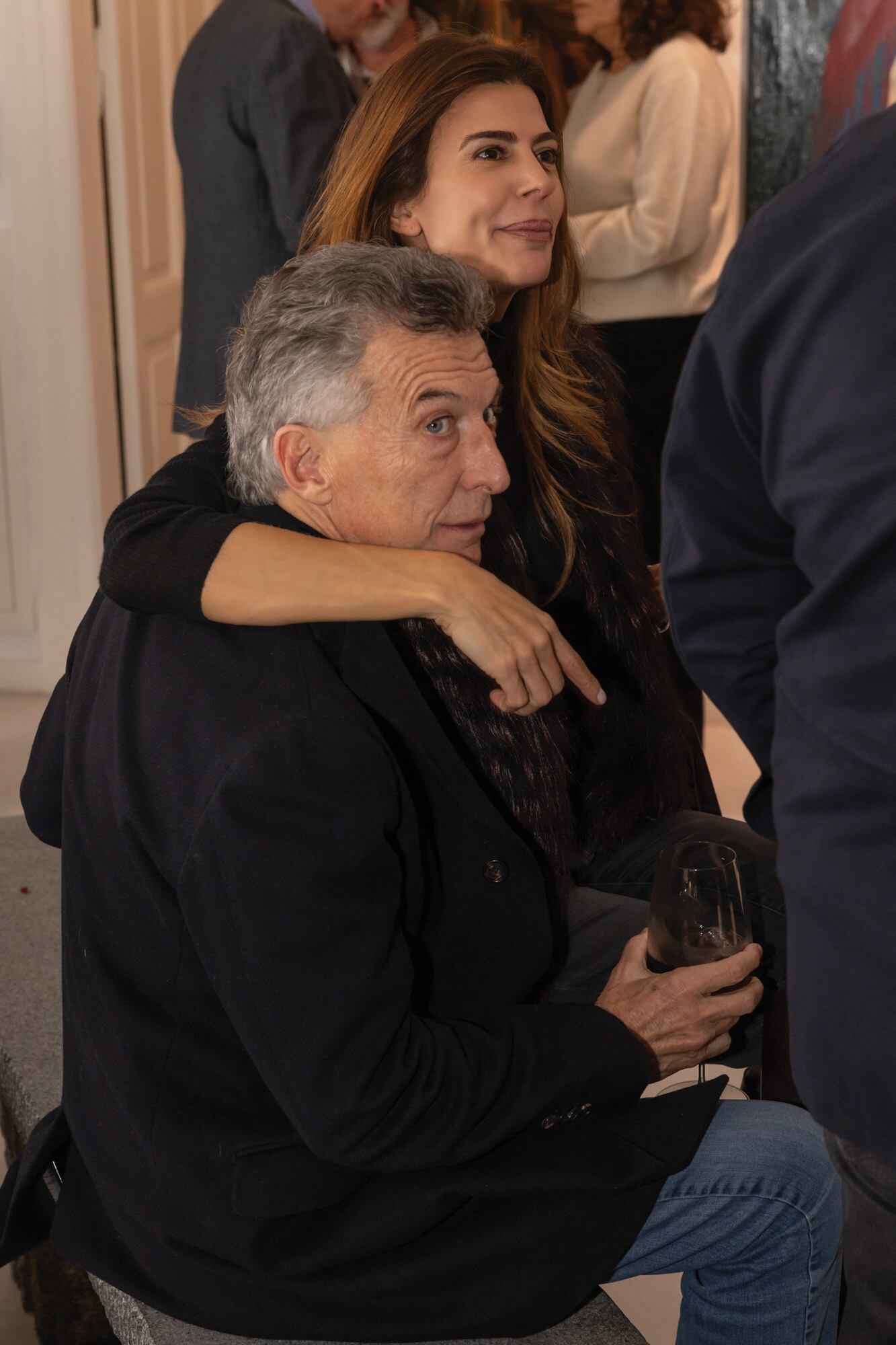 En junio pasado, se mostraron muy cómplices durante una comida celebrada en la galería de María Calcaterra, sobrina de Mauricio