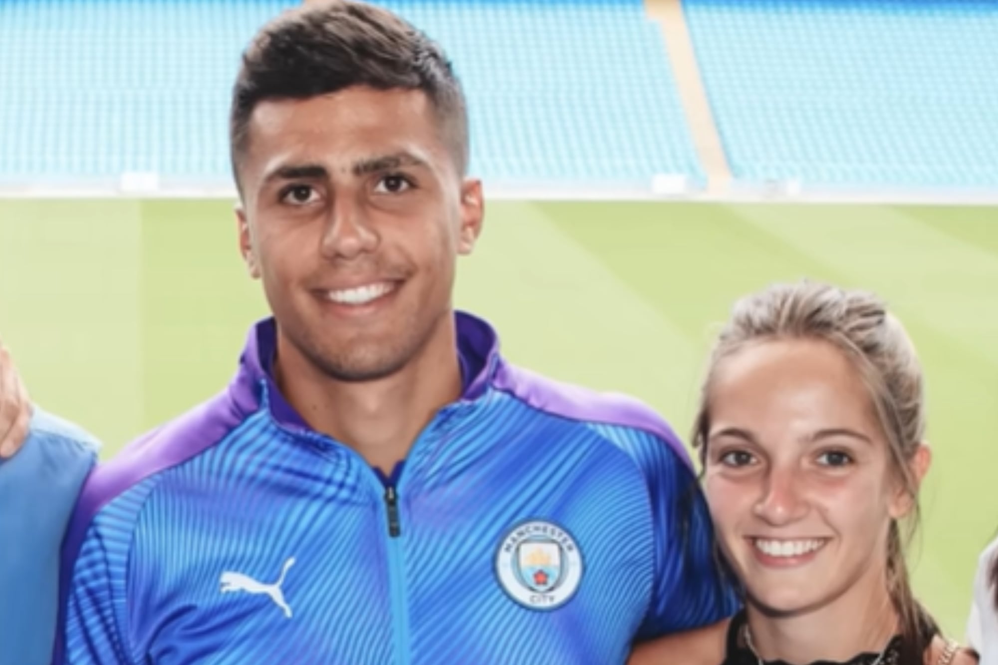 Rodri y Laura Iglesias se conocieron en la Universidad Jaime I de Castellón, mientras él estudiaba Administración y dirección de empresas y ella medicina (Foto: Manchester City)