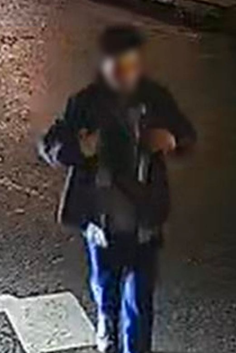 El sospechoso fue captado por cámaras de seguridad
