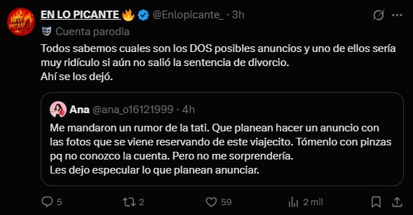Los rumores sobre el posible anuncio de embarazo de la China Suárez