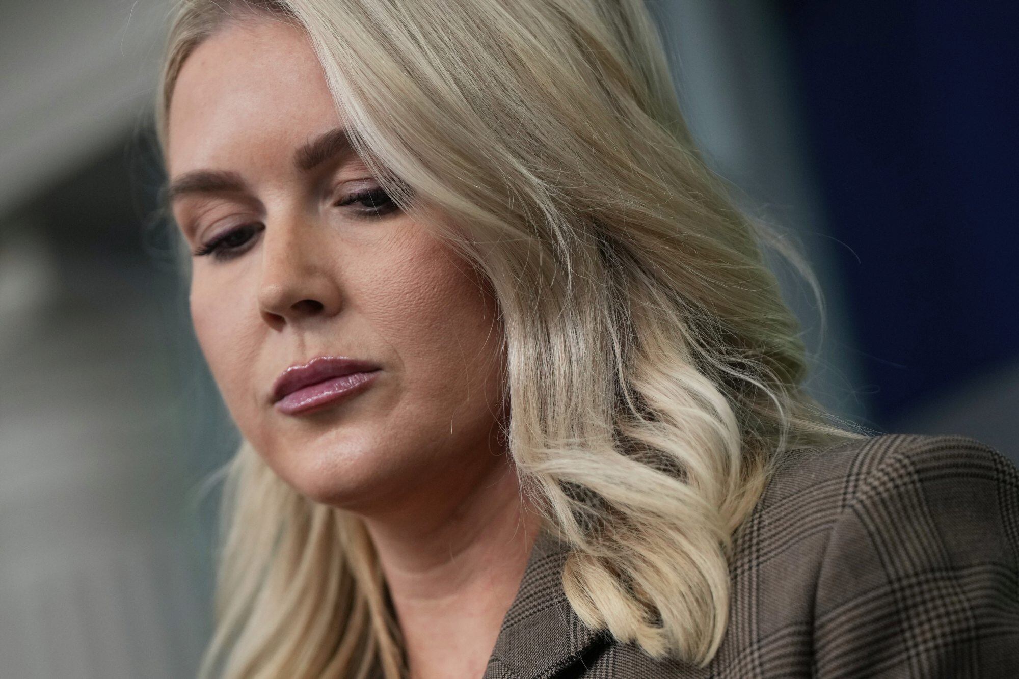 La jefa de prensa de la Casa Blanca, Karoline Leavitt (Archivo)