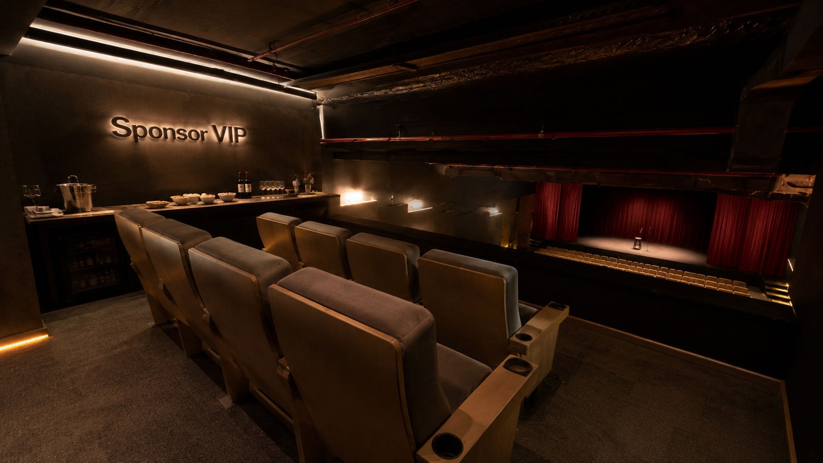 Imagen de lo que será uno de los espacio VIP del Teatro Odeón